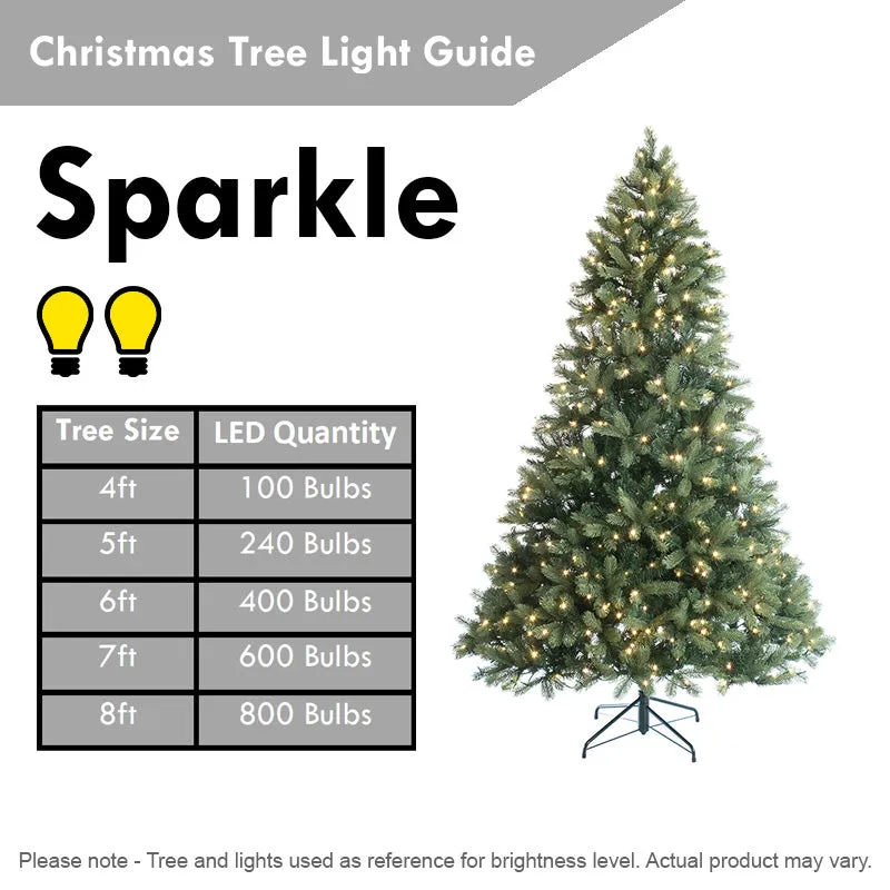 2 Foot Burlap Base Christmas Tree Artificial - White Frosted Green Ornament 68 Tips