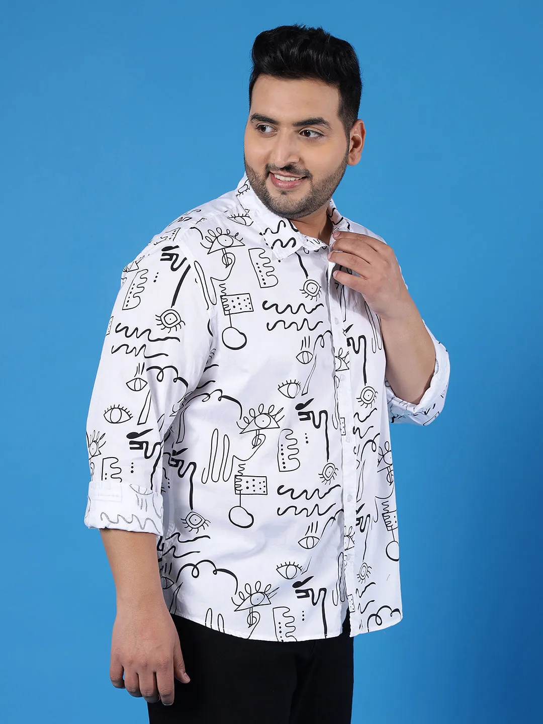 Abstract Design Full Sleeve Shirt