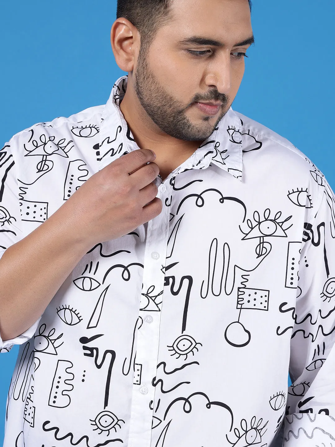 Abstract Design Full Sleeve Shirt