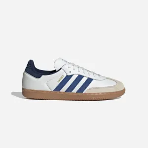 Adidas Samba OG Shoes Core White / Royal Blue / Night Indigo