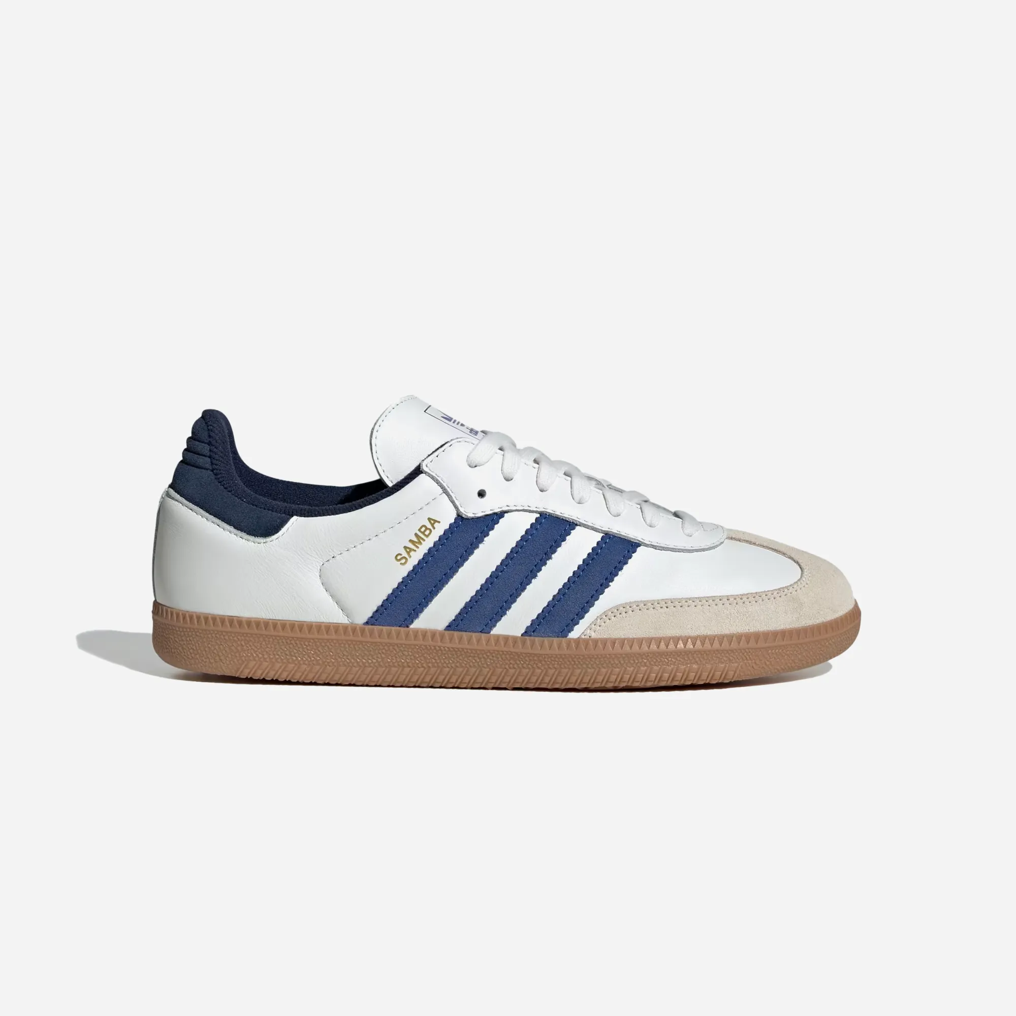Adidas Samba OG Shoes Core White / Royal Blue / Night Indigo