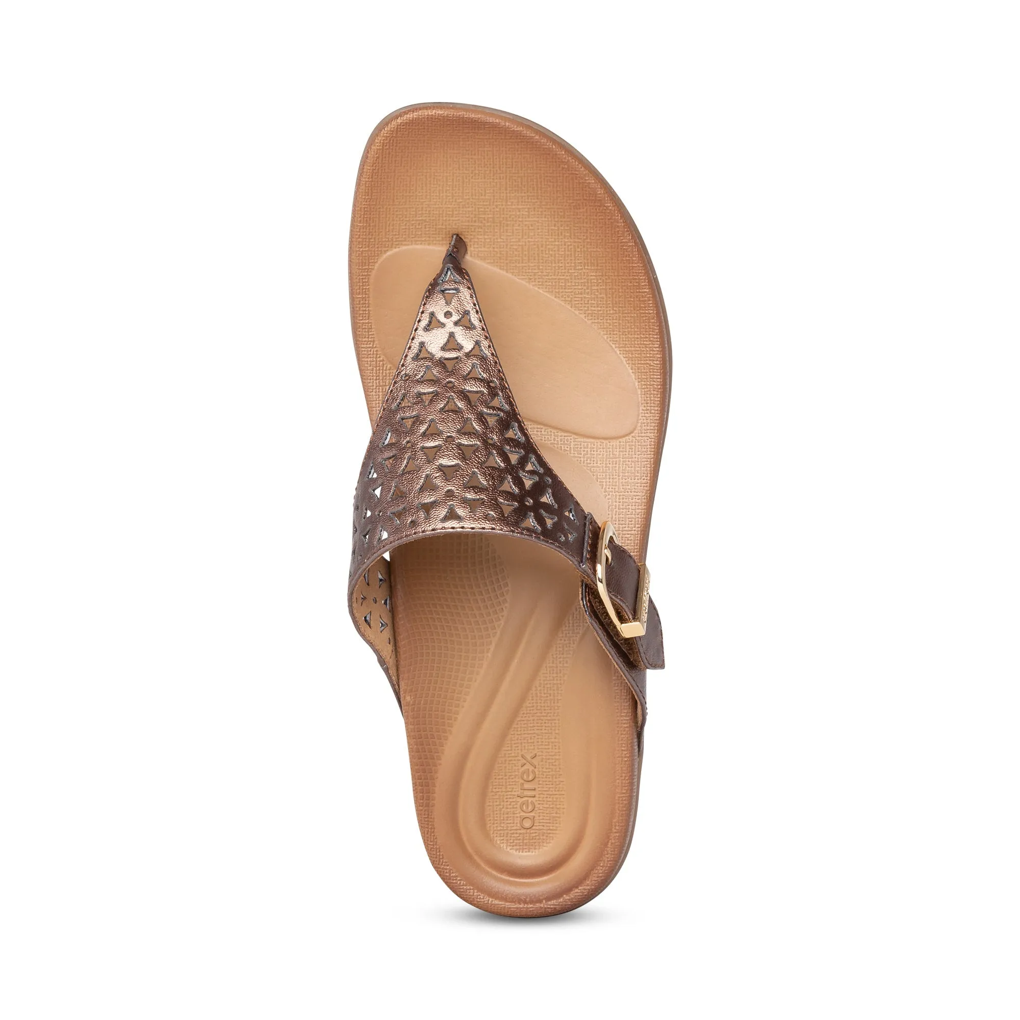 Aetrex Rita Adjustable Thong Sandal Women's