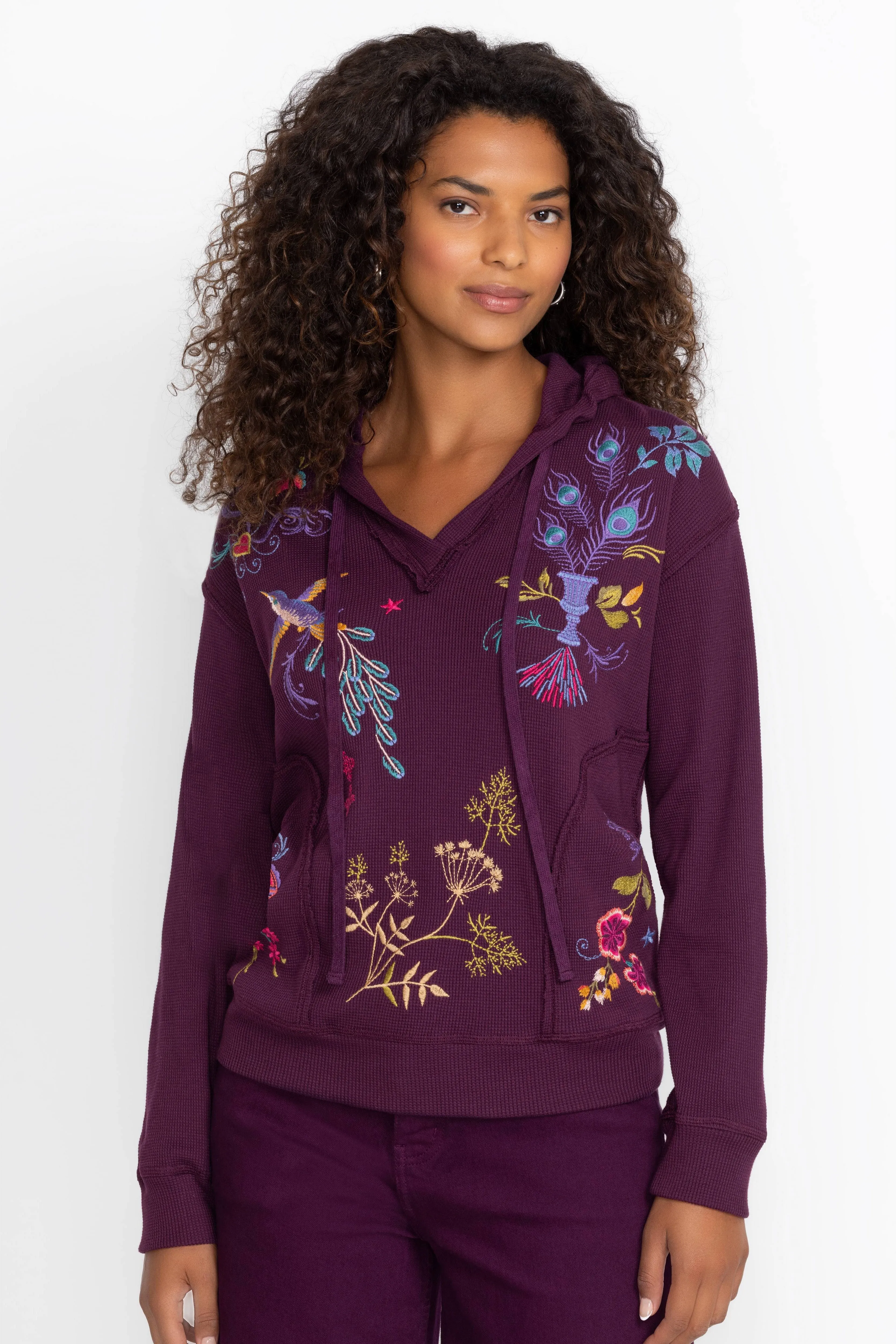 Ariela Thermal Hoodie - Beacon Blue