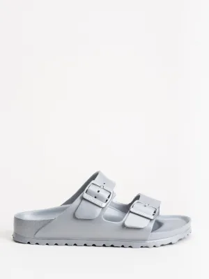 arizona eva sandal - metallic silver