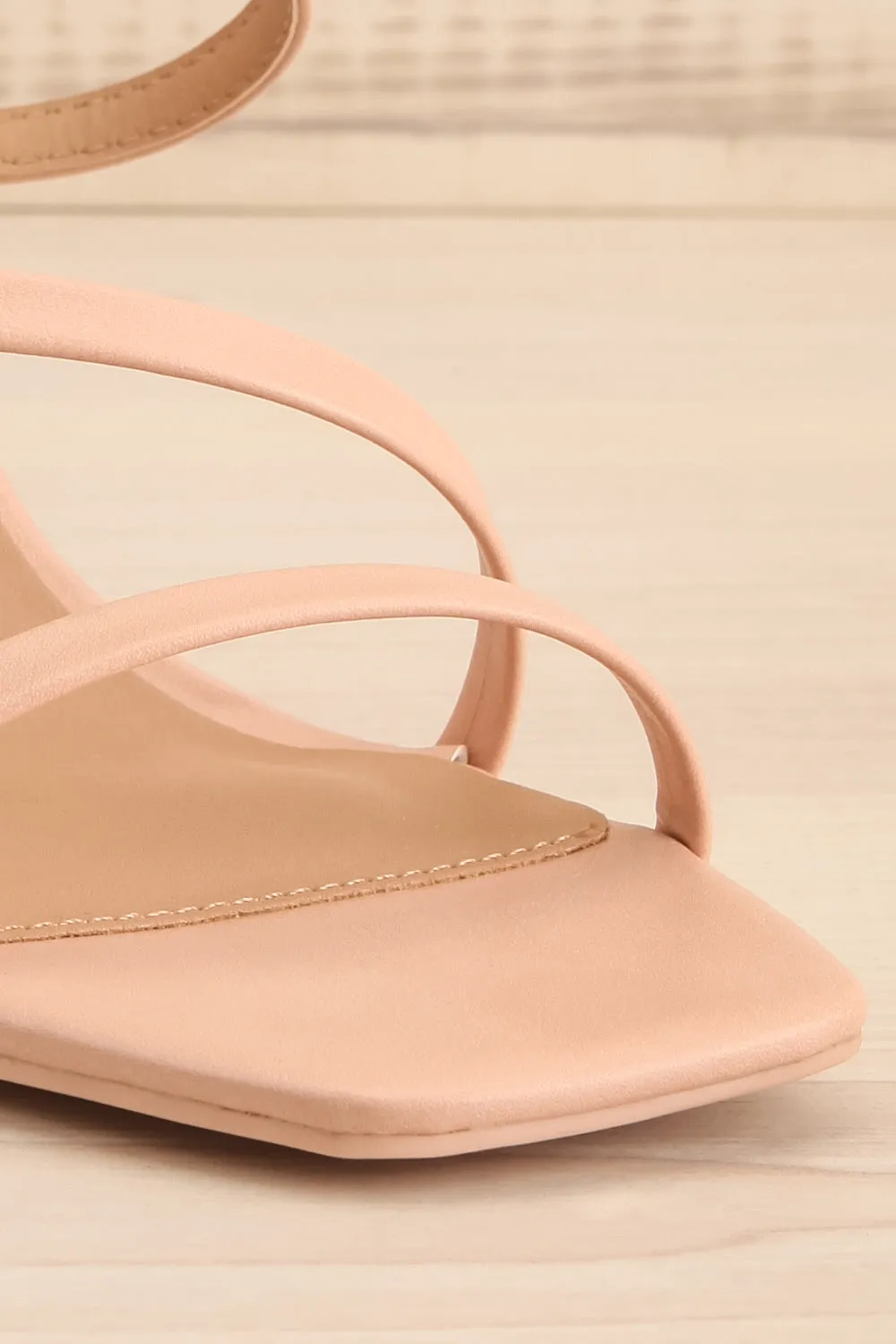 Baudoyer Beige | Heeled Sandals