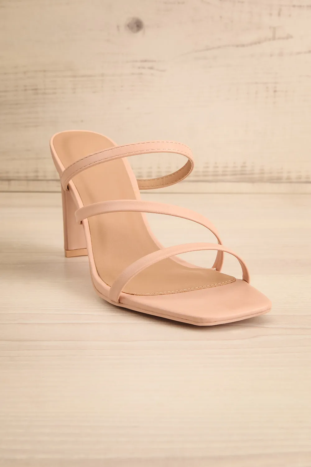 Baudoyer Beige | Heeled Sandals
