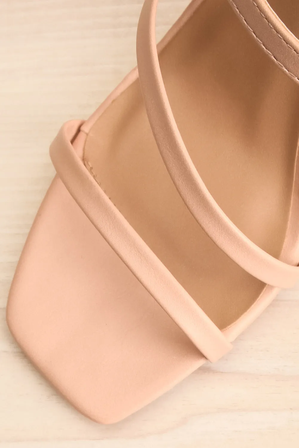 Baudoyer Beige | Heeled Sandals