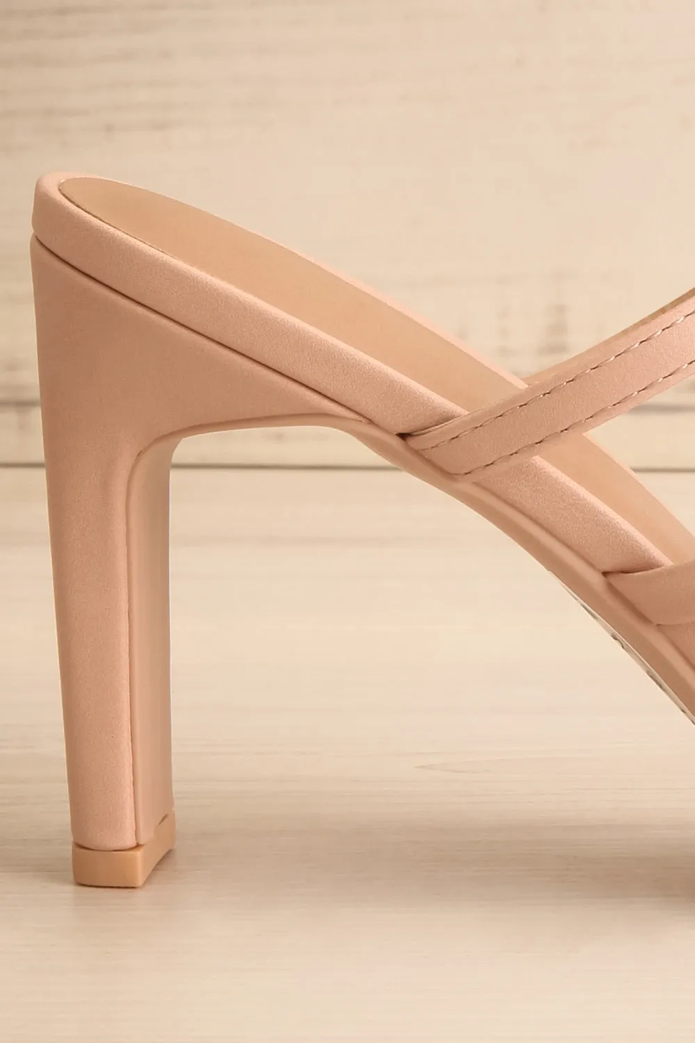 Baudoyer Beige | Heeled Sandals