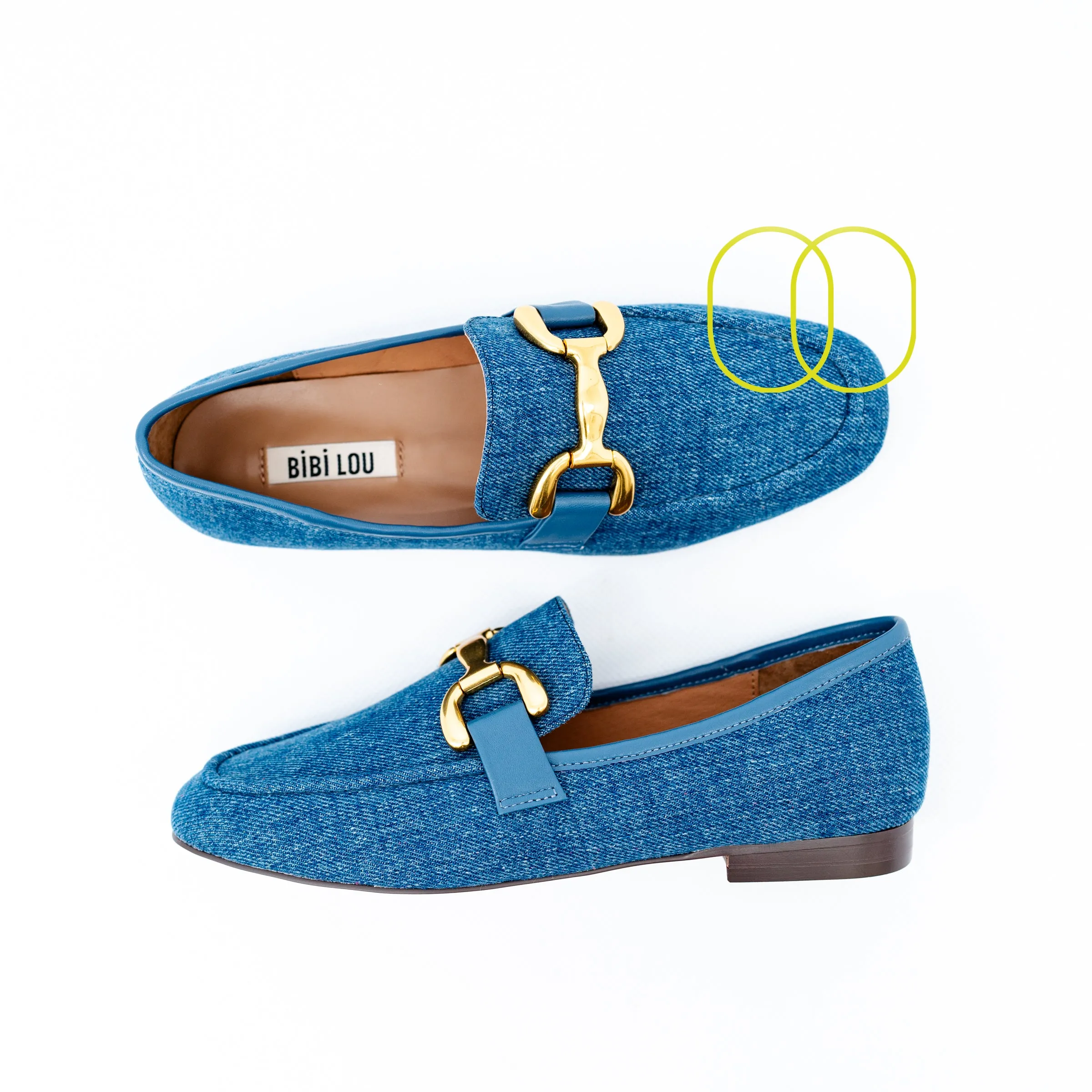 Bibi Lou Vela Loafer in Denim