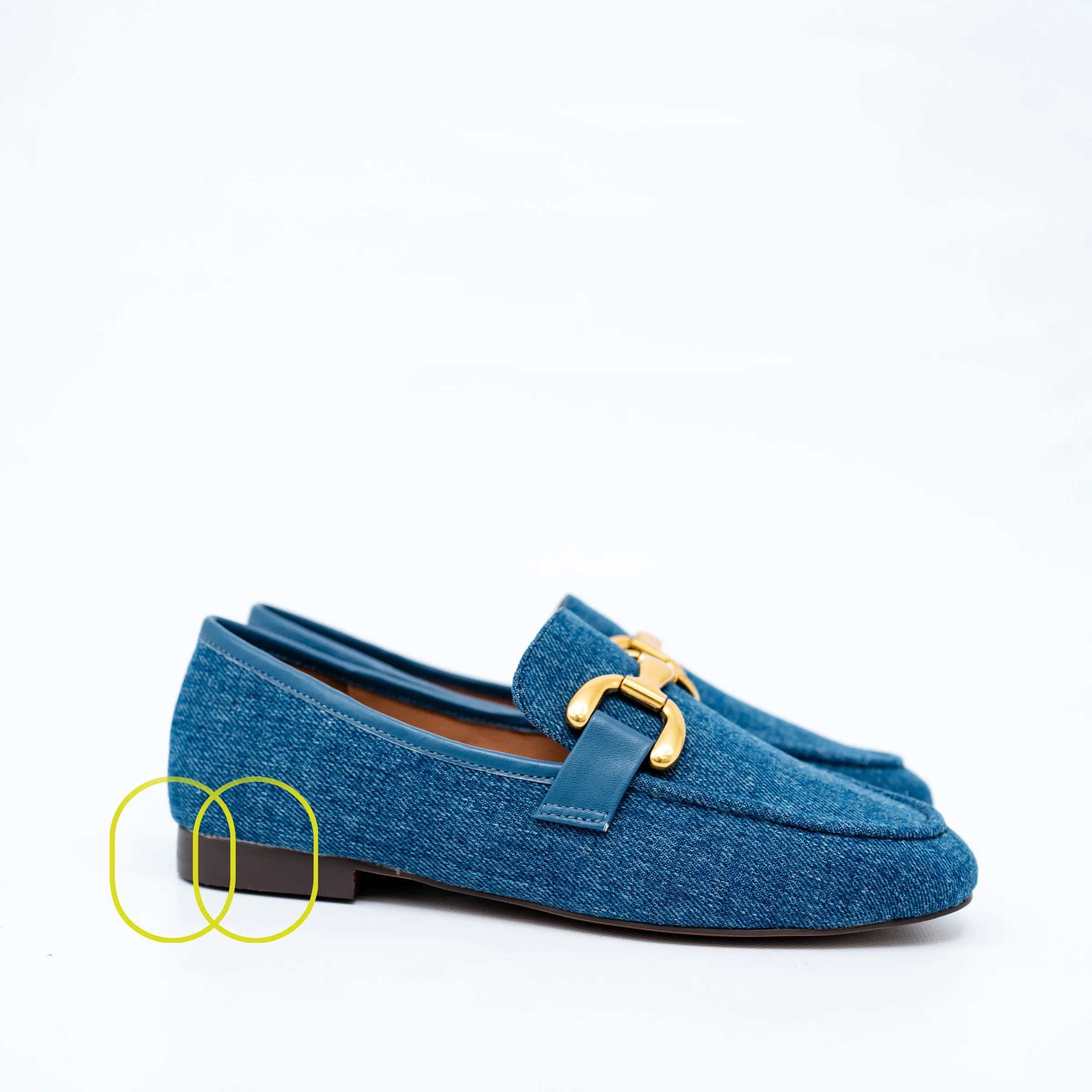 Bibi Lou Vela Loafer in Denim