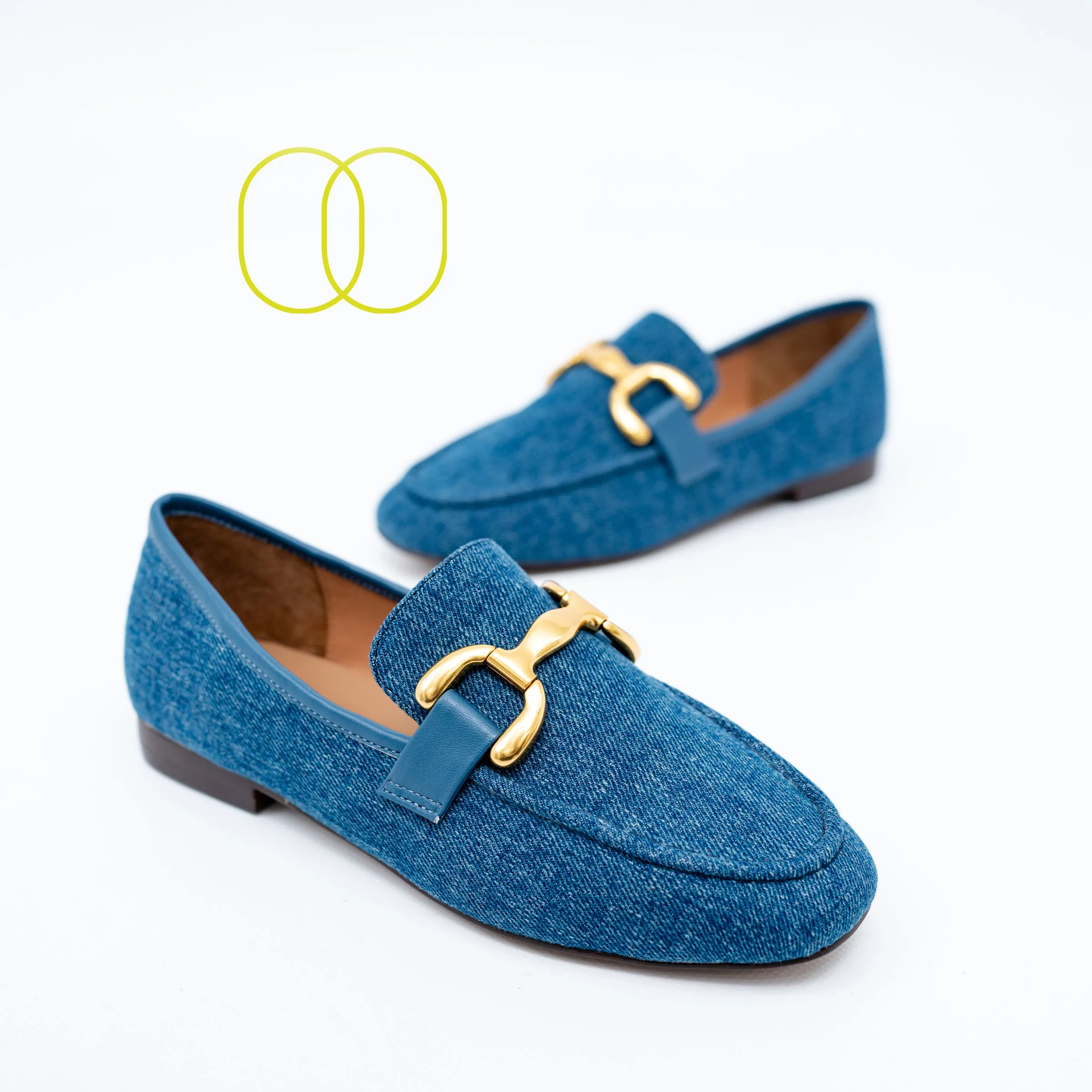 Bibi Lou Vela Loafer in Denim