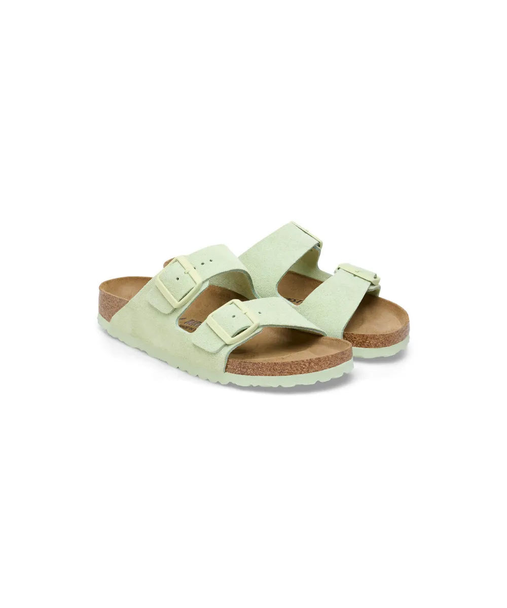 BIRKENSTOCK ARIZONA IN FADED LIME