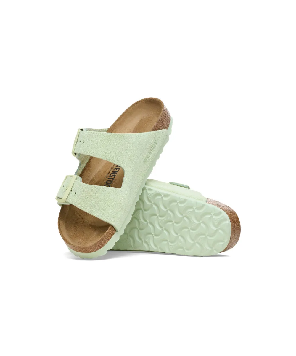 BIRKENSTOCK ARIZONA IN FADED LIME