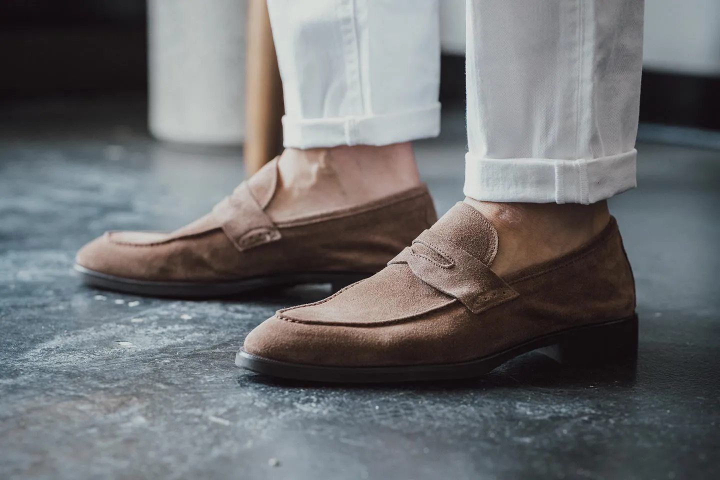 Brera Farro Men's Suede Loafer