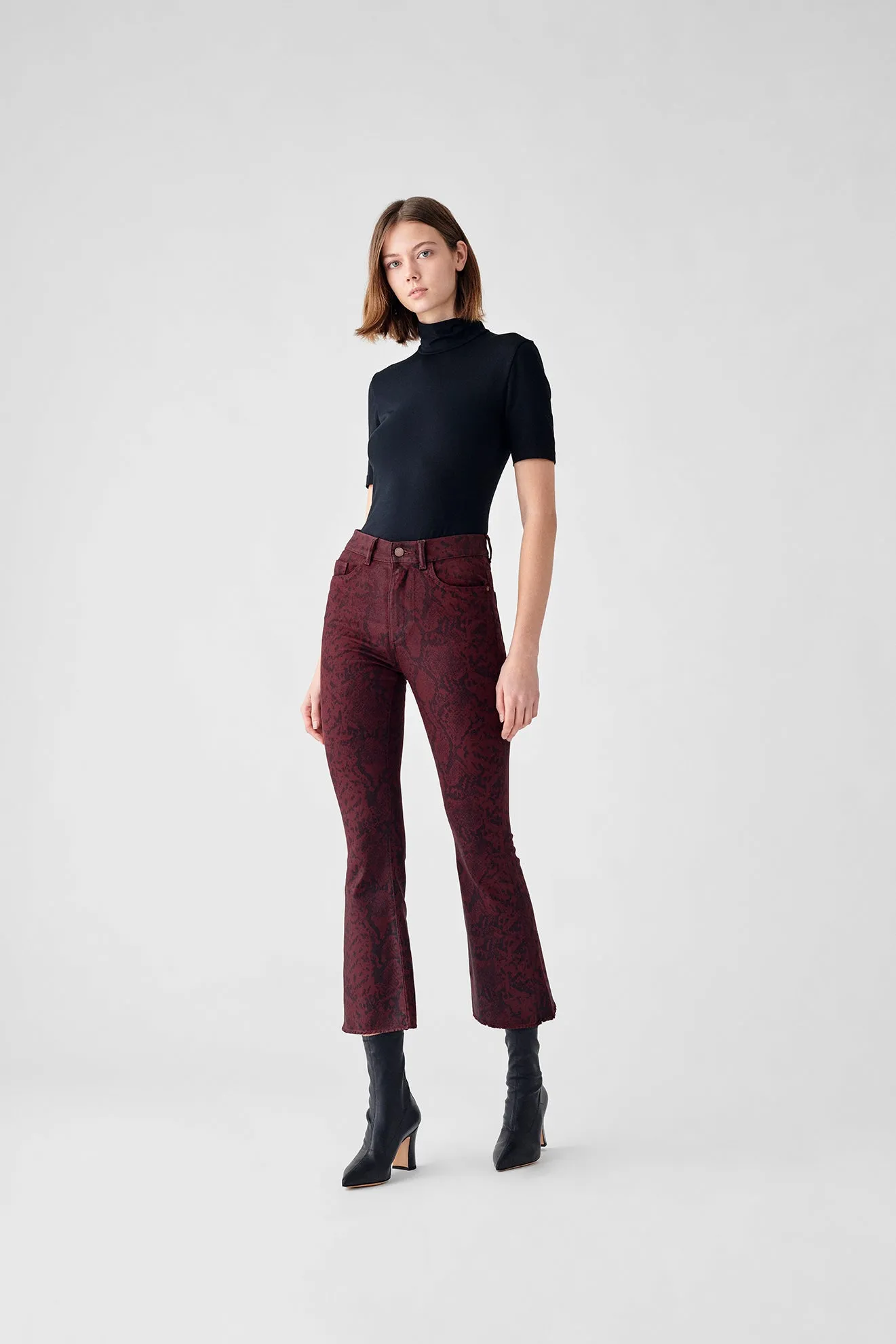 BRIDGET CROP BOOT VIPER