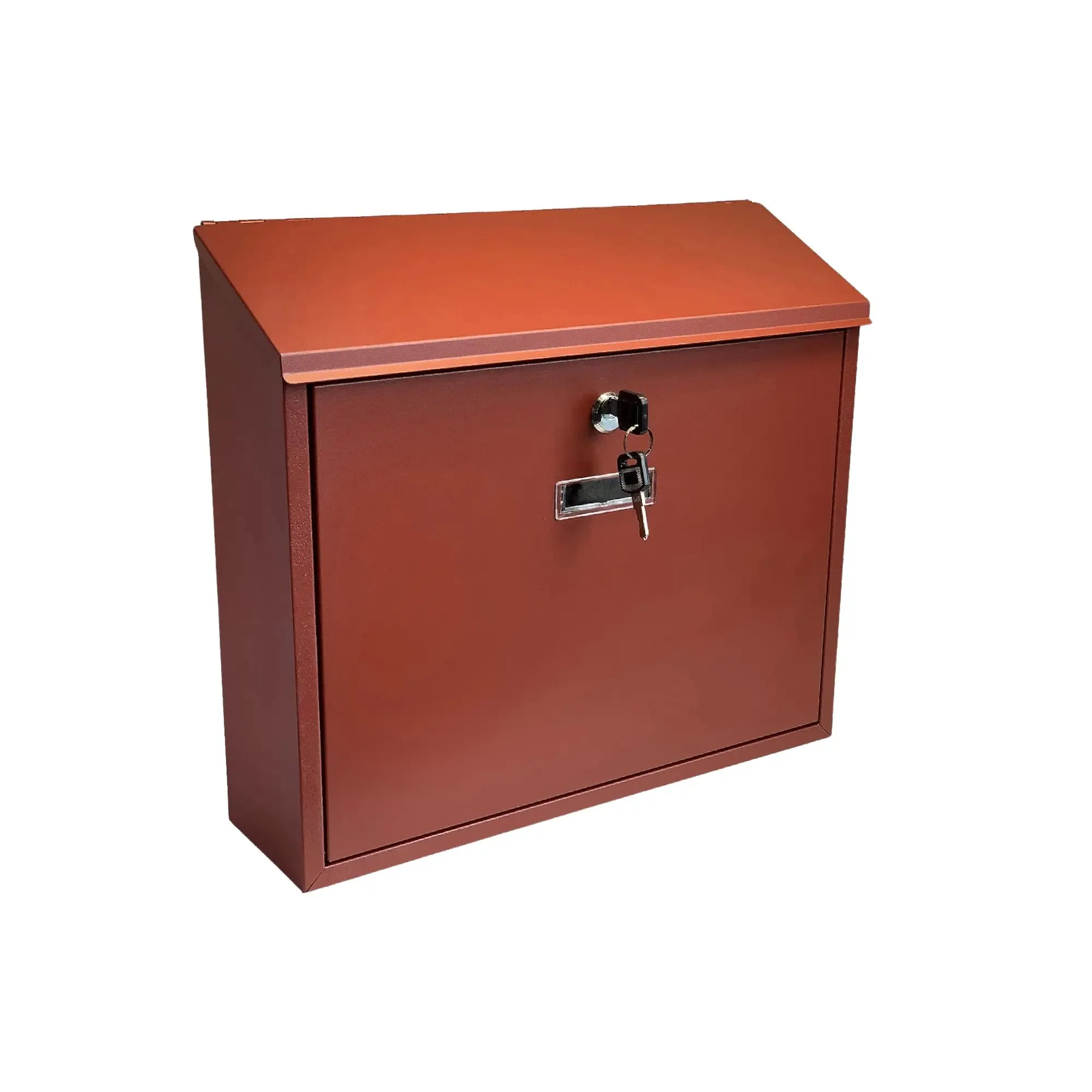 Buckingham Wall Mounted Large Steel Lockable Mailbox Post Letter Box Water Resistant mailbox