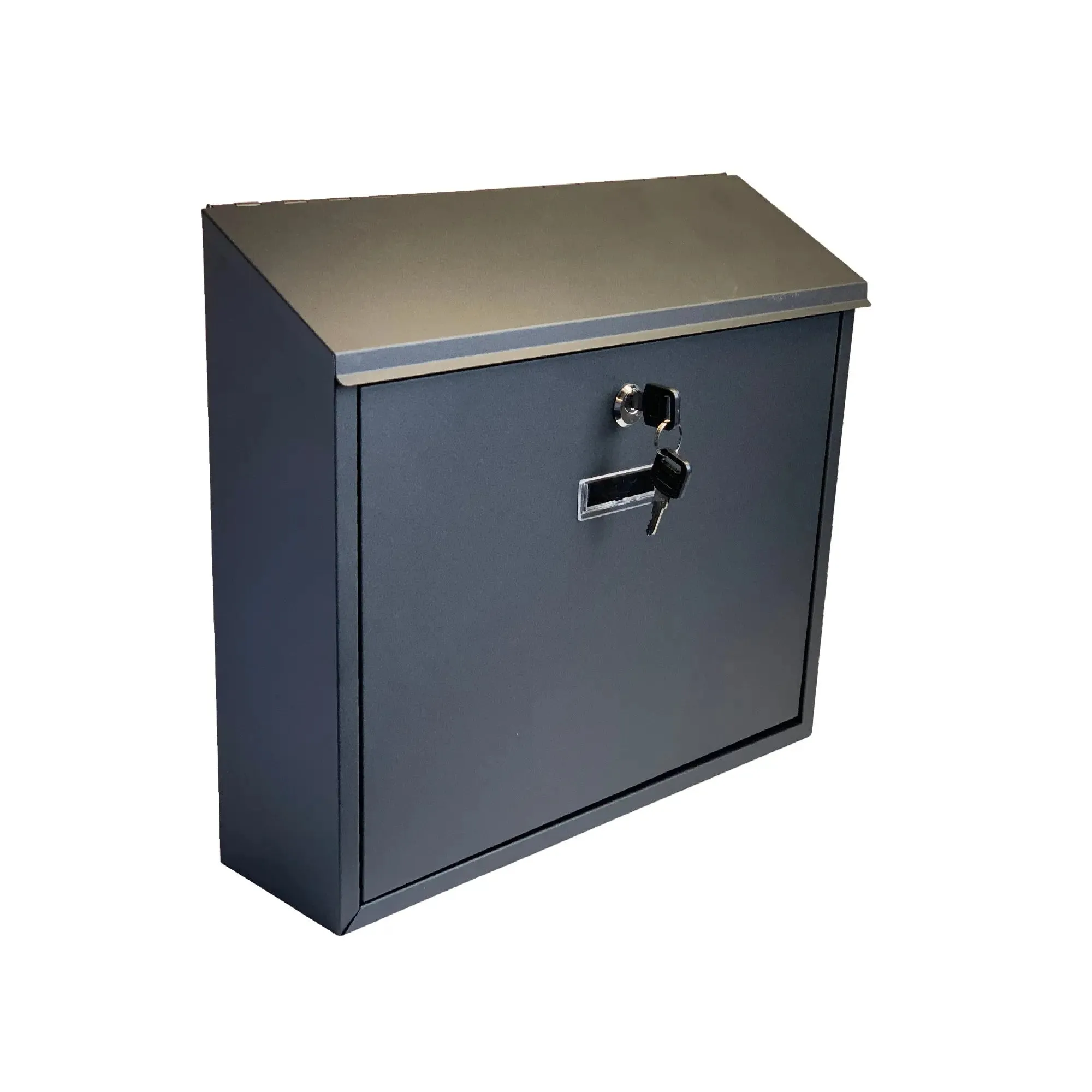 Buckingham Wall Mounted Large Steel Lockable Mailbox Post Letter Box Water Resistant mailbox