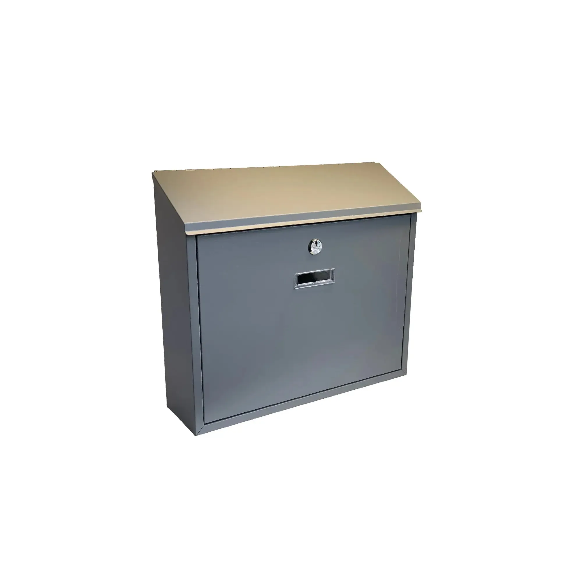 Buckingham Wall Mounted Large Steel Lockable Mailbox Post Letter Box Water Resistant mailbox