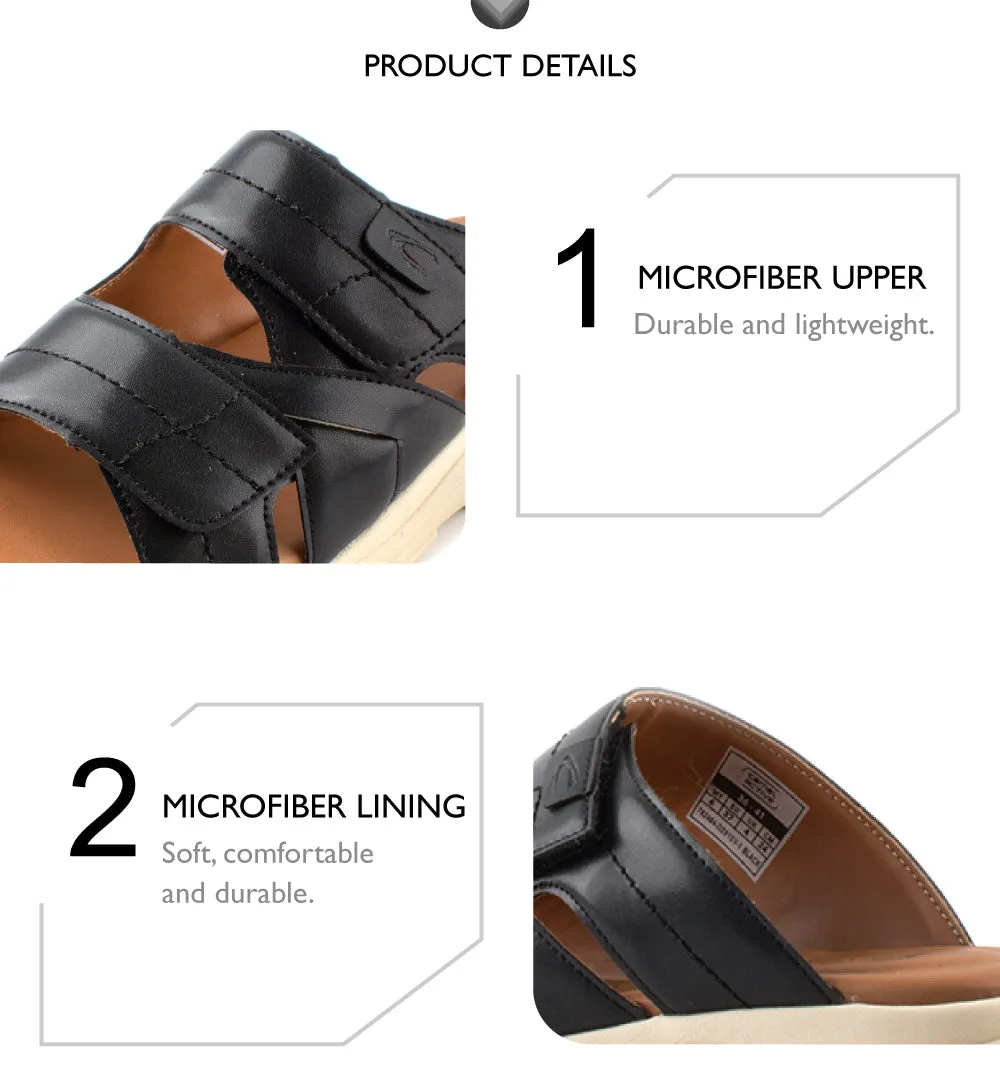 camel active Women Iris Comfort Slip-On Sandals -782404-DZ01SV-1-BLACK