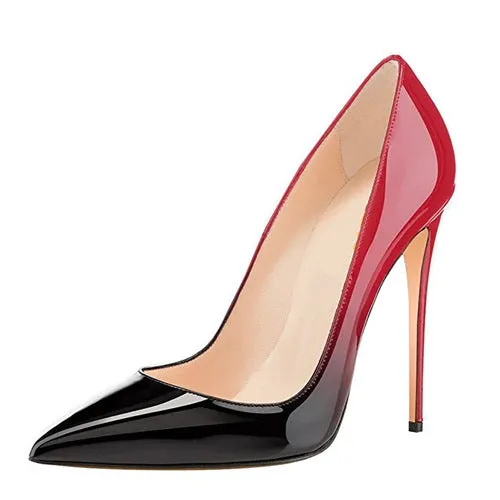 Candy Color Pointed Toe Low Cut Super High Stiletto Heel High Heels Party Shoes