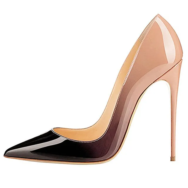 Candy Color Pointed Toe Low Cut Super High Stiletto Heel High Heels Party Shoes