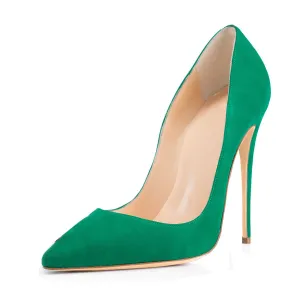 Candy Color Pointed Toe Low Cut Super High Stiletto High Heels Party Shoes