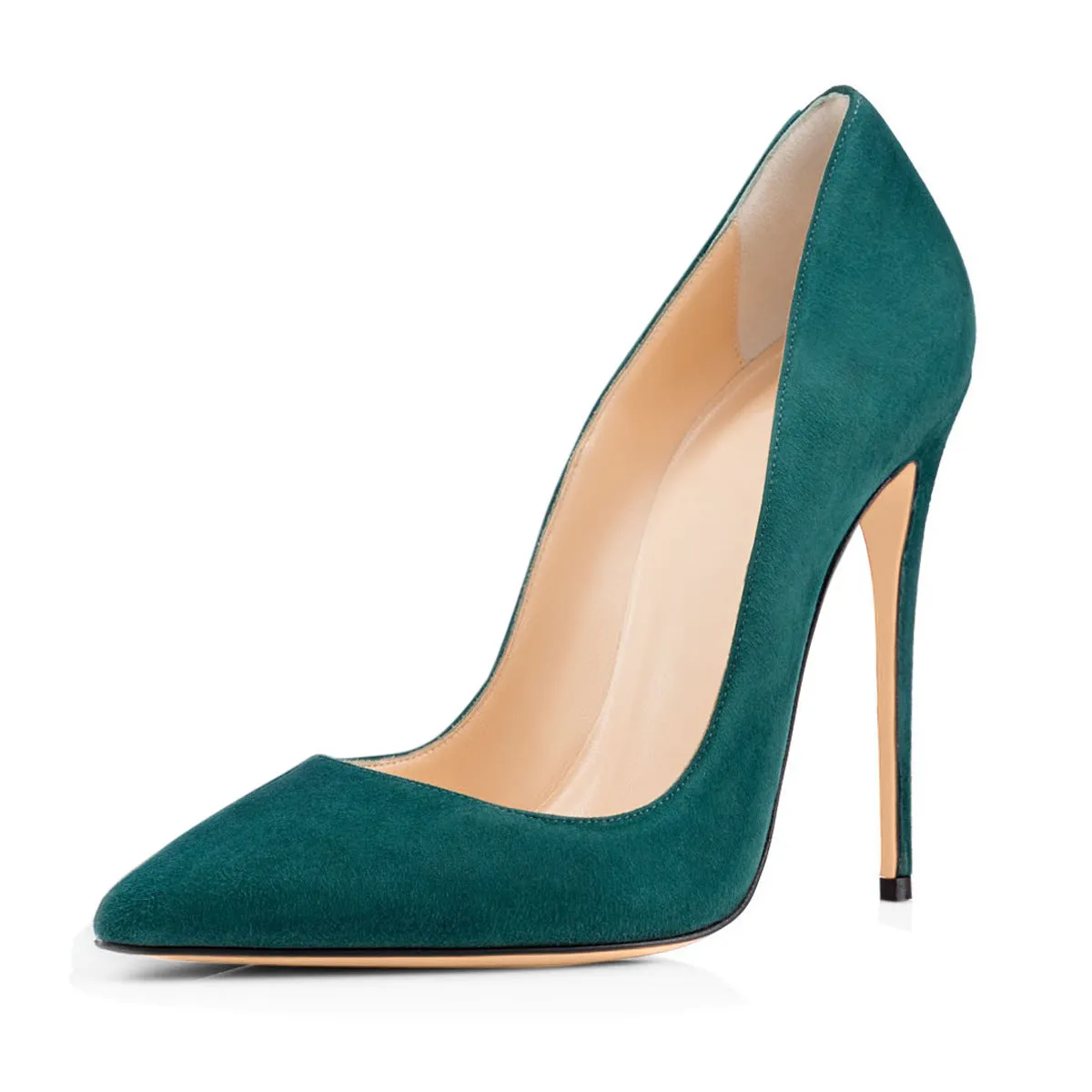 Candy Color Pointed Toe Low Cut Super High Stiletto High Heels Party Shoes