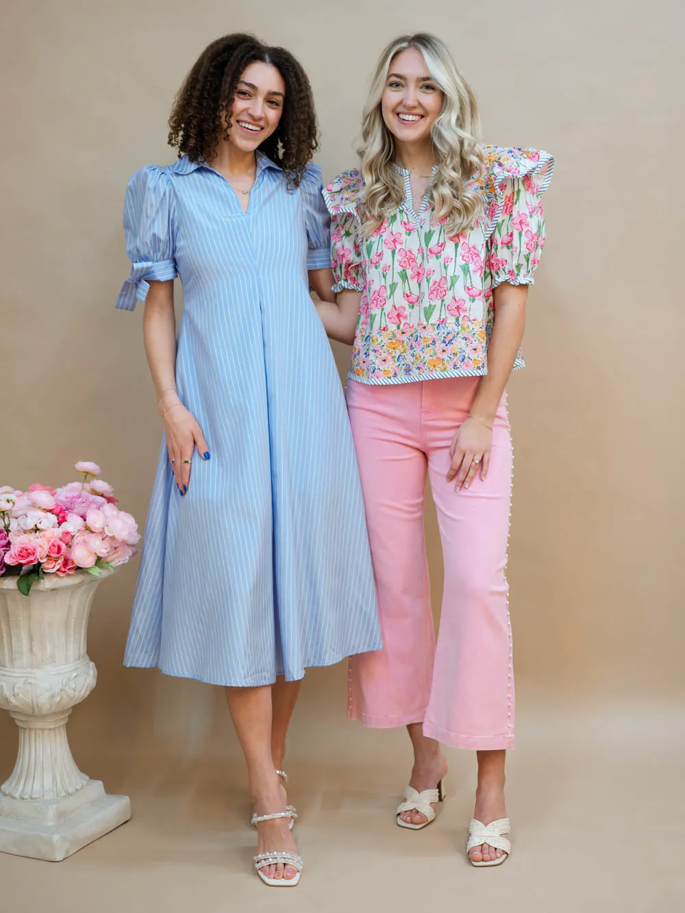 Cari Collared Midi Dress
