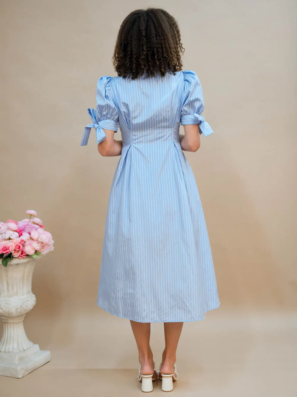 Cari Collared Midi Dress
