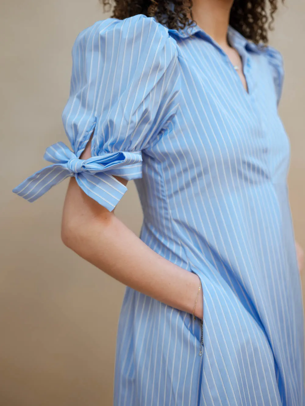 Cari Collared Midi Dress