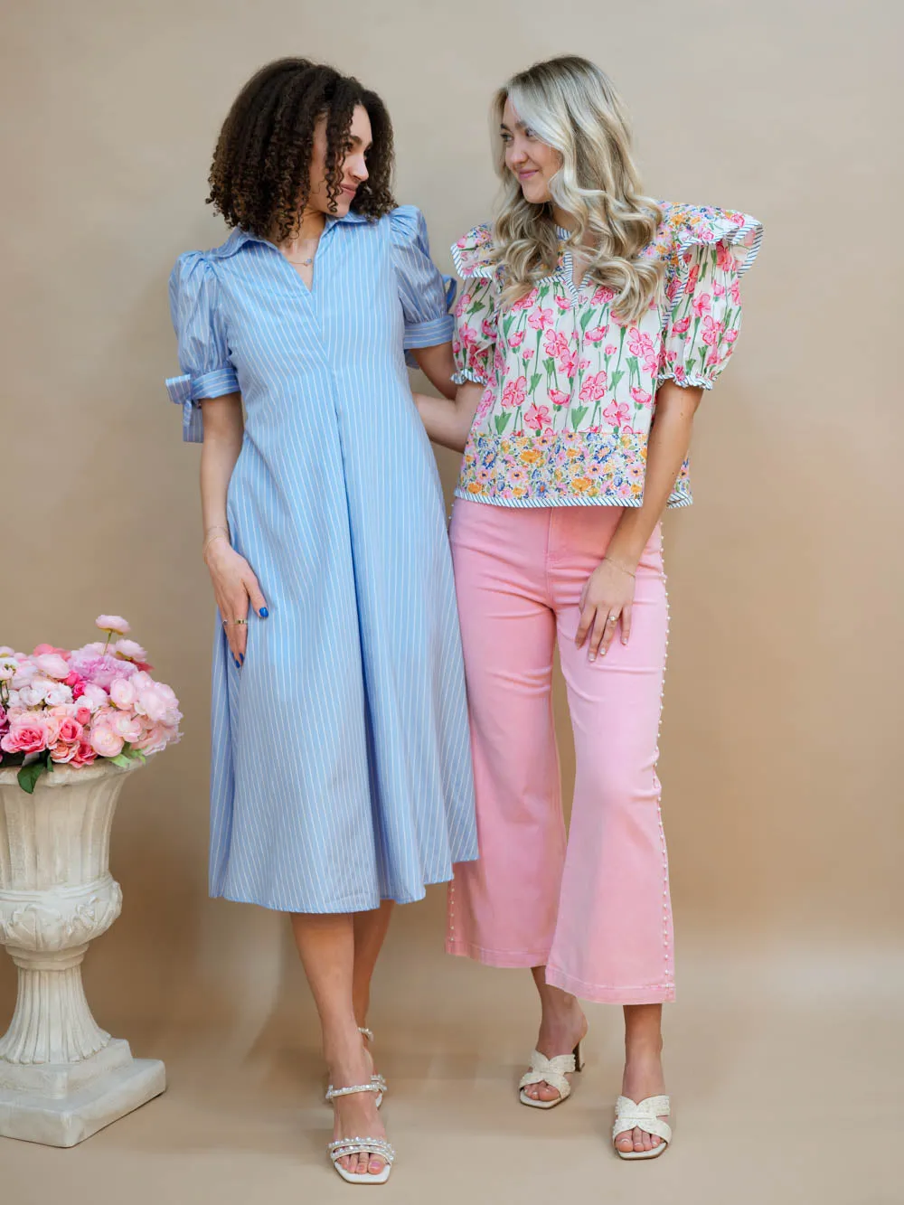Cari Collared Midi Dress