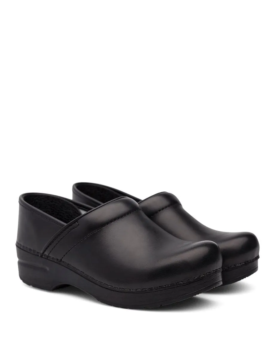 Dansko Women's Professional Box Clogs- Black