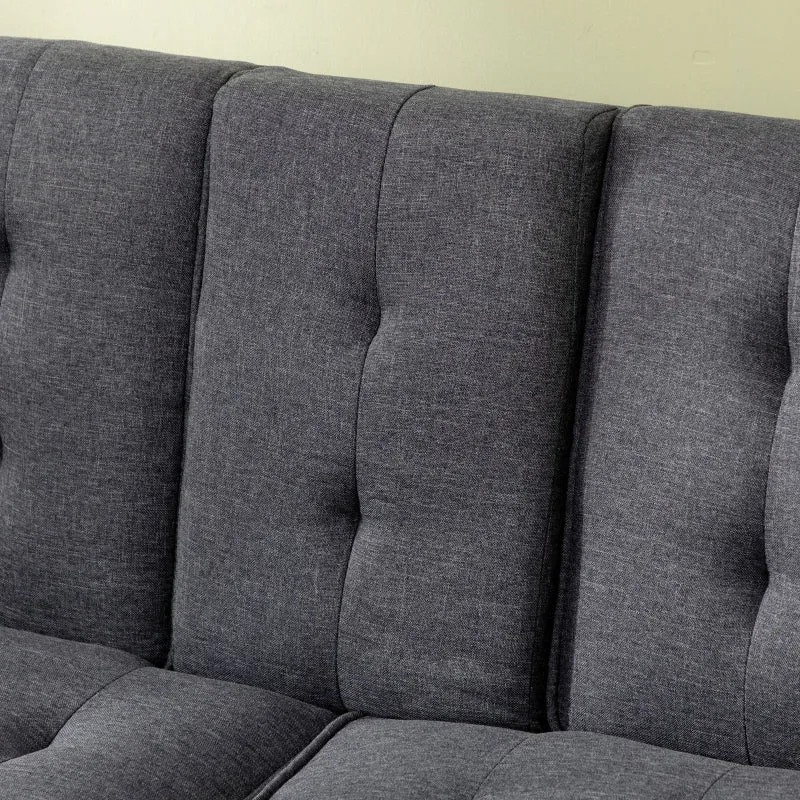 Dark Grey 3 Seater Sofabed