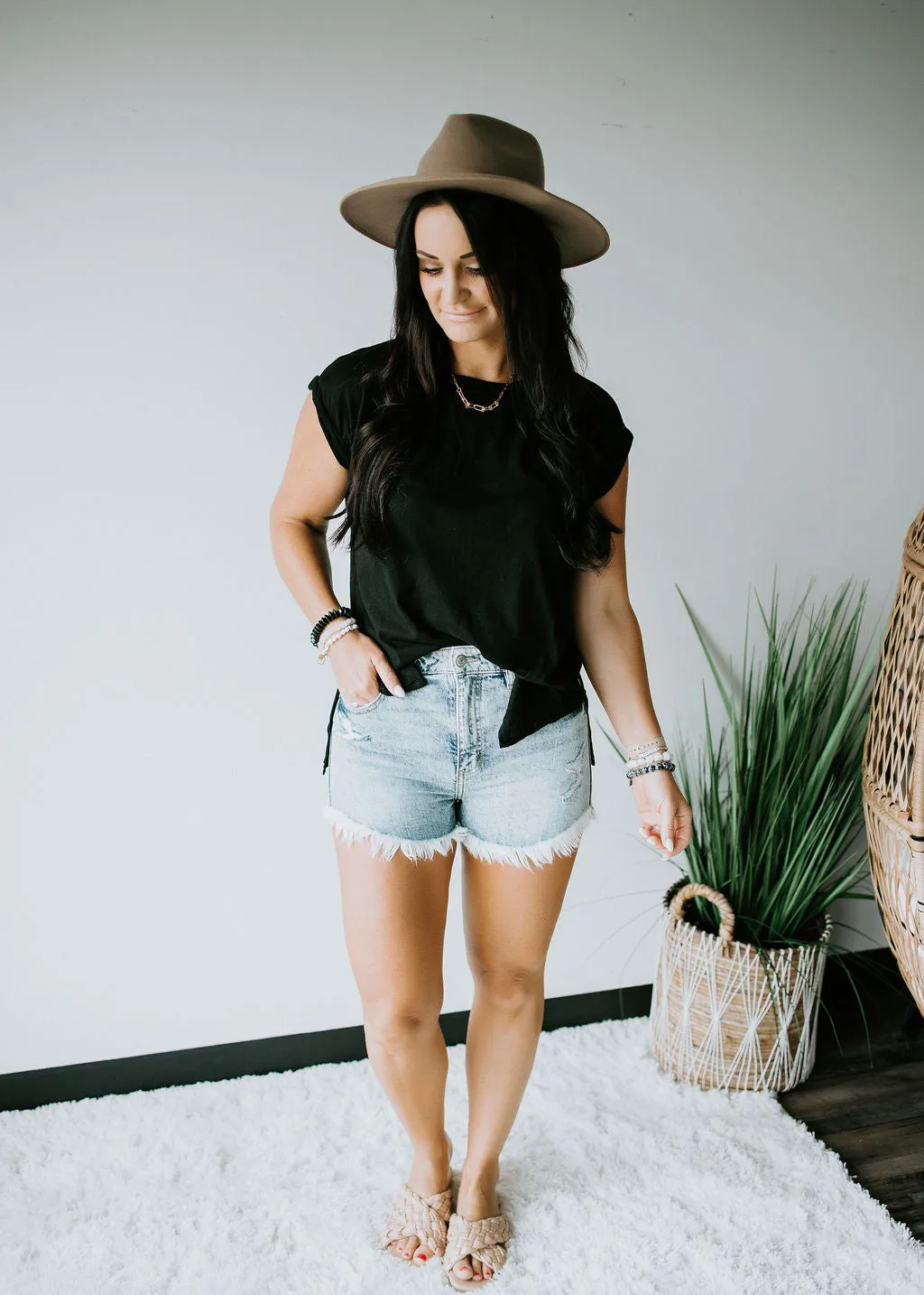 Daryon Rolled Sleeve Muscle Tee FINAL SALE