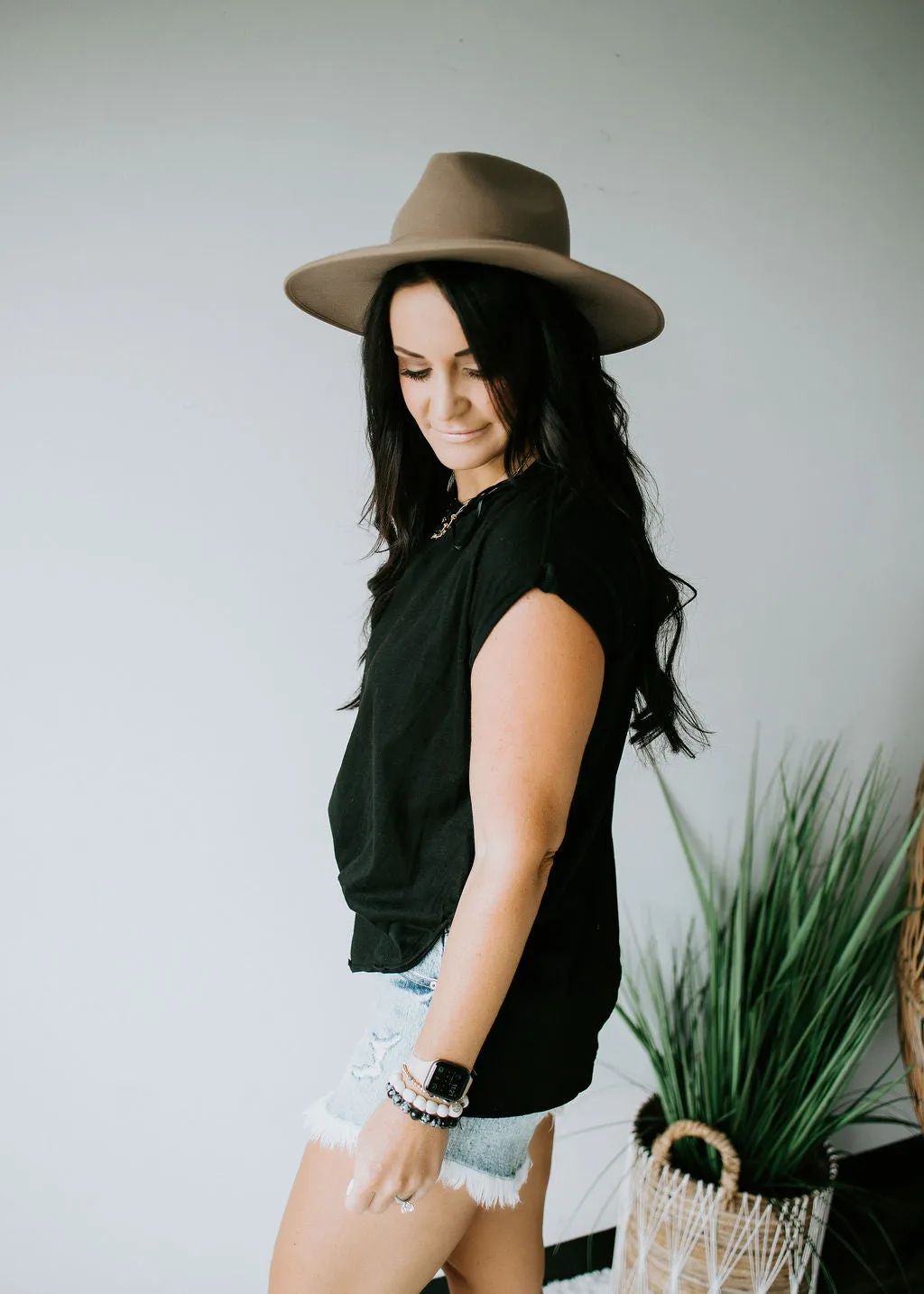 Daryon Rolled Sleeve Muscle Tee FINAL SALE