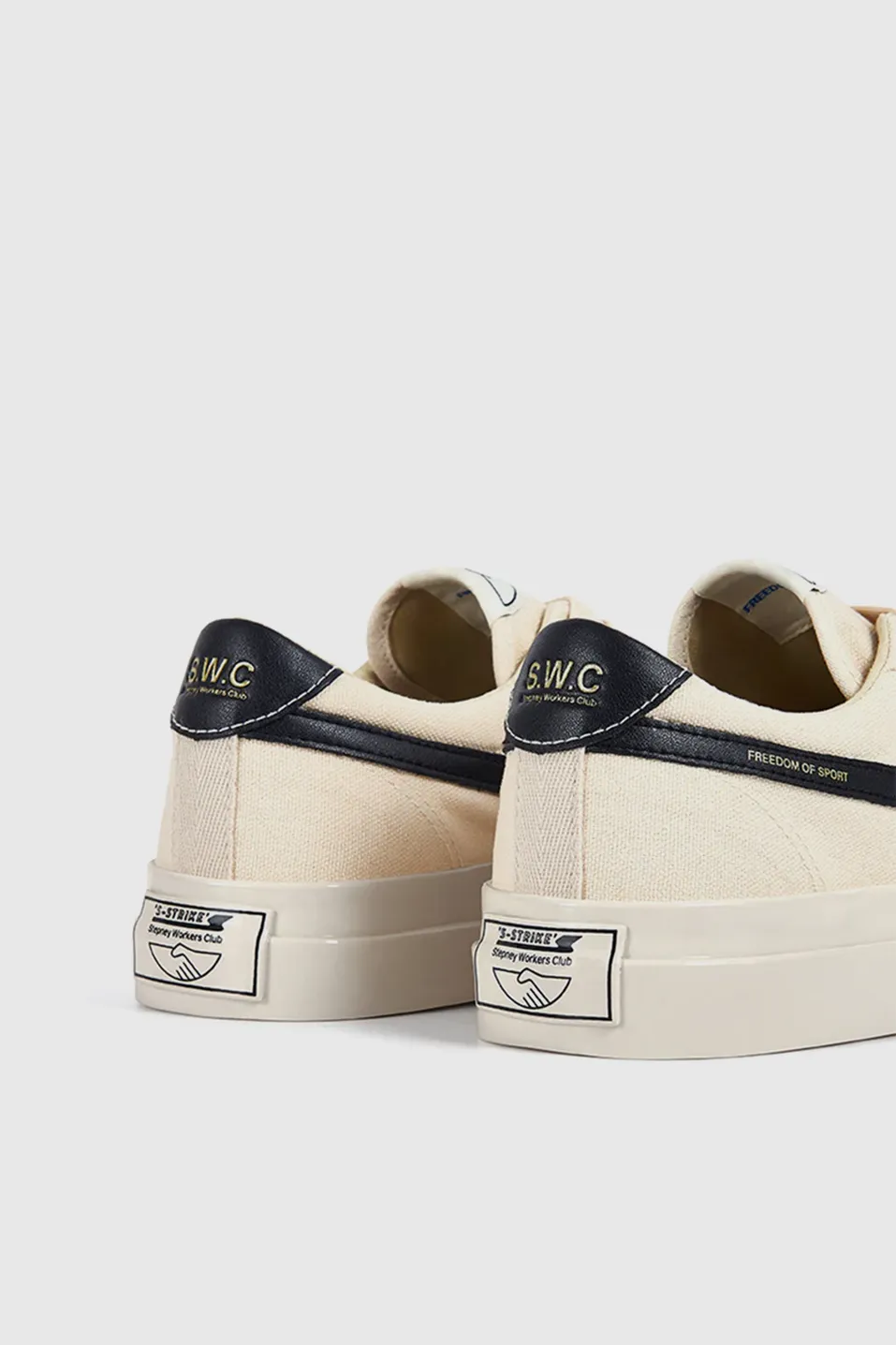 Dellow S-Strike Canvas - Ecru / Black