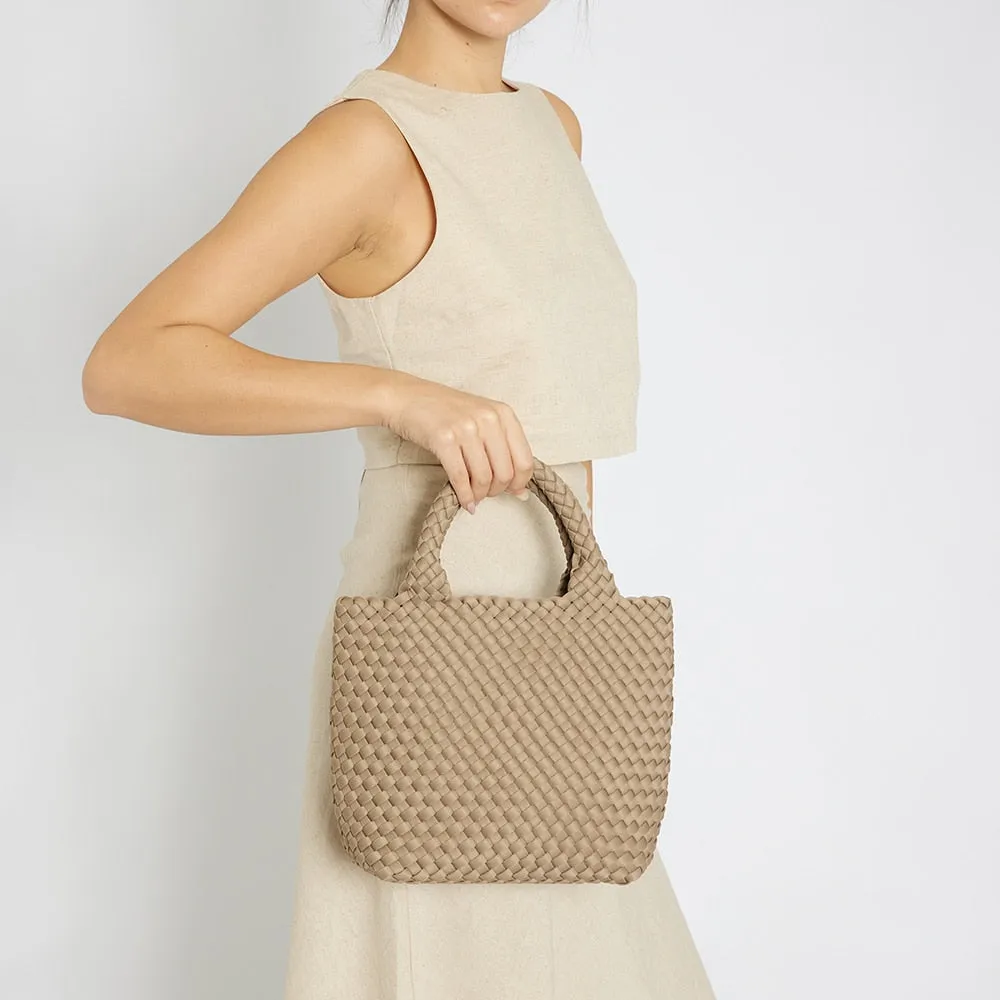 Dixie Handbag in Taupe Weave