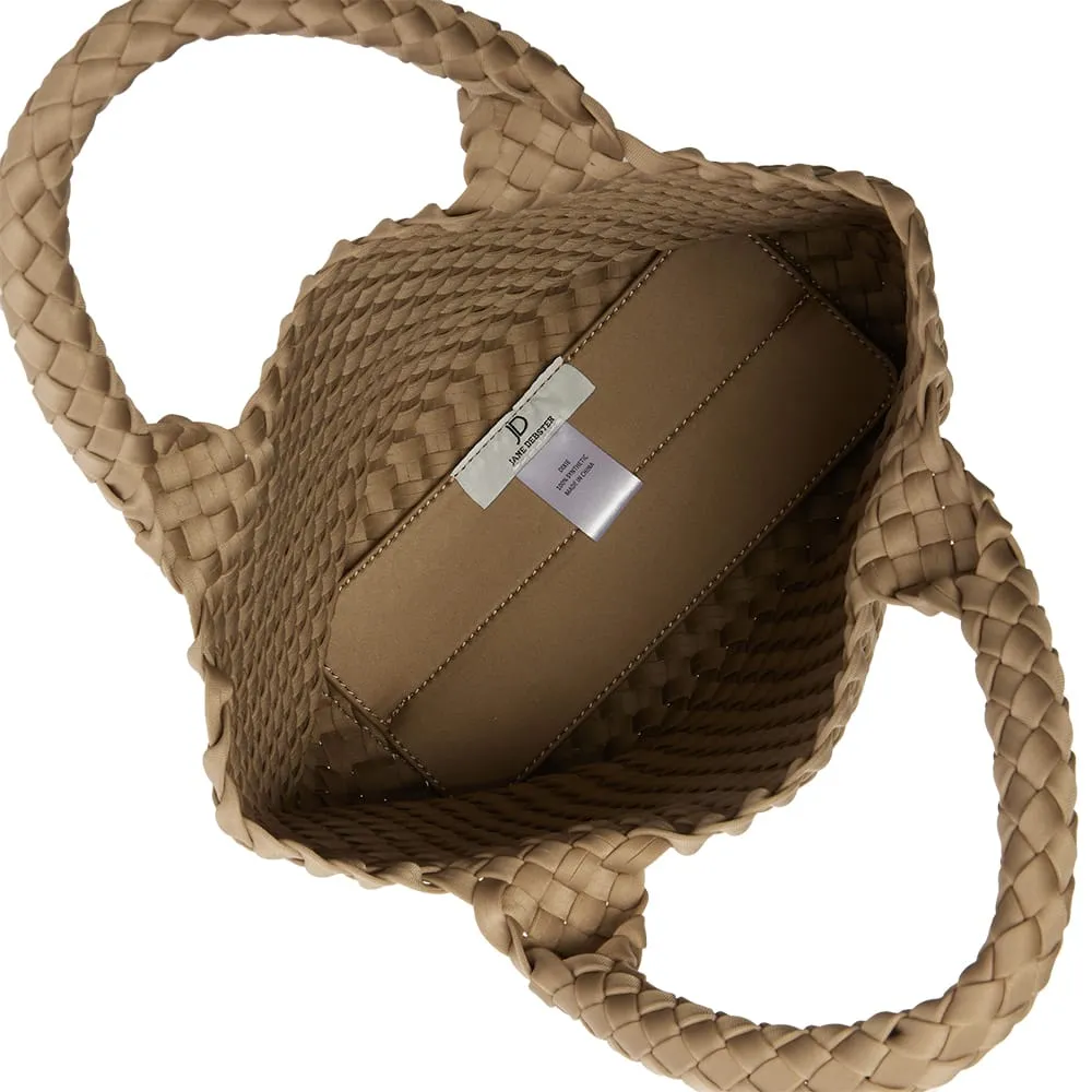 Dixie Handbag in Taupe Weave