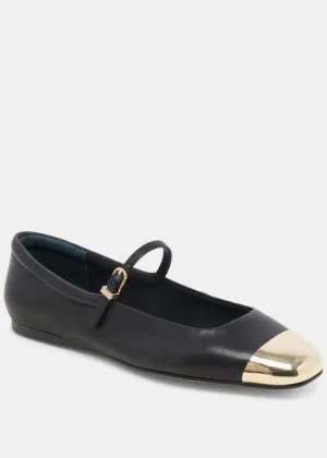 Dolce Vita Reyes Toe Cap- Black Leather ***FINAL SALE***
