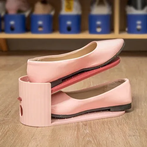 Double Layer Adjustable Shoe Rack