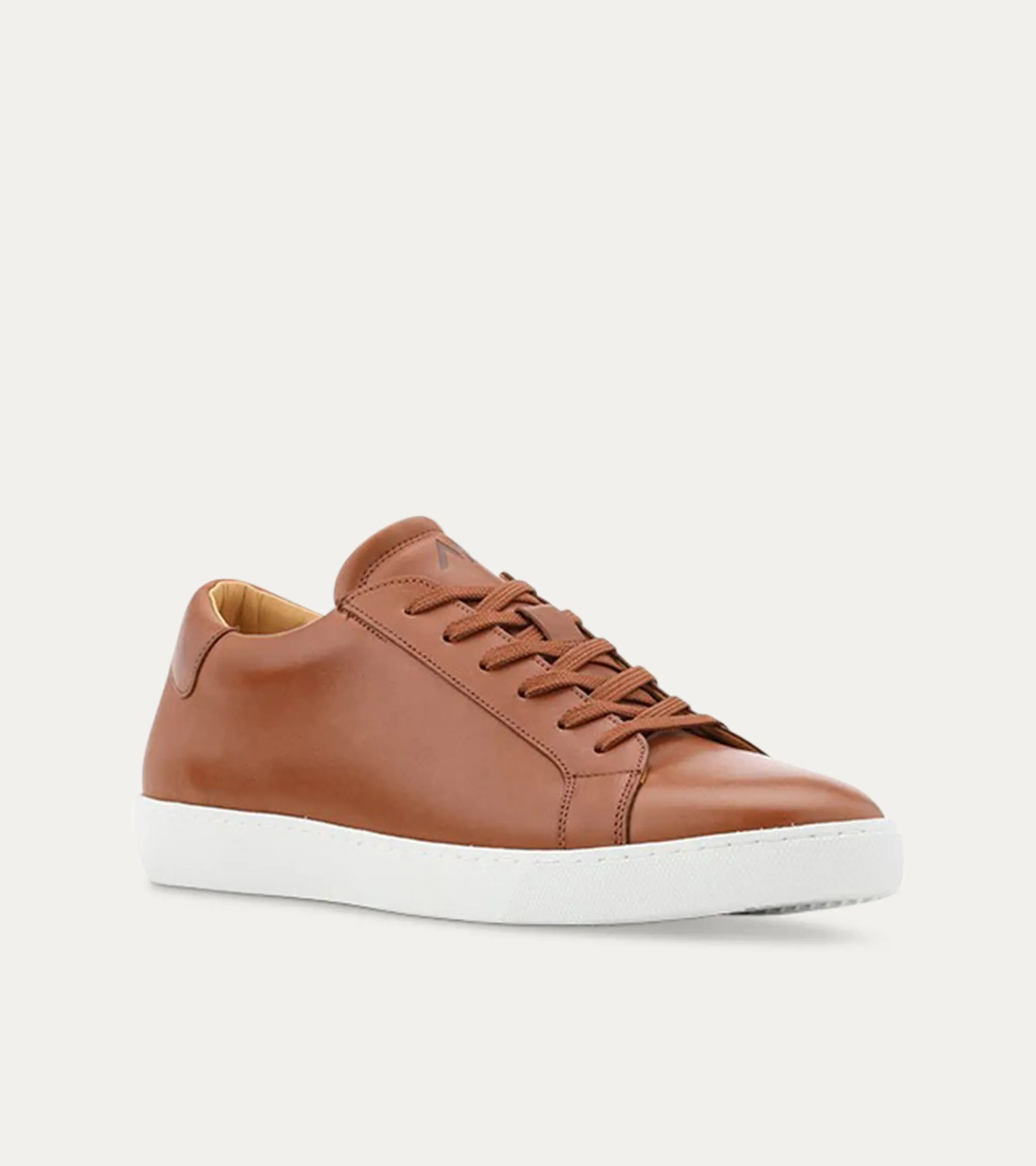Dress Sneaker In Brown Leather