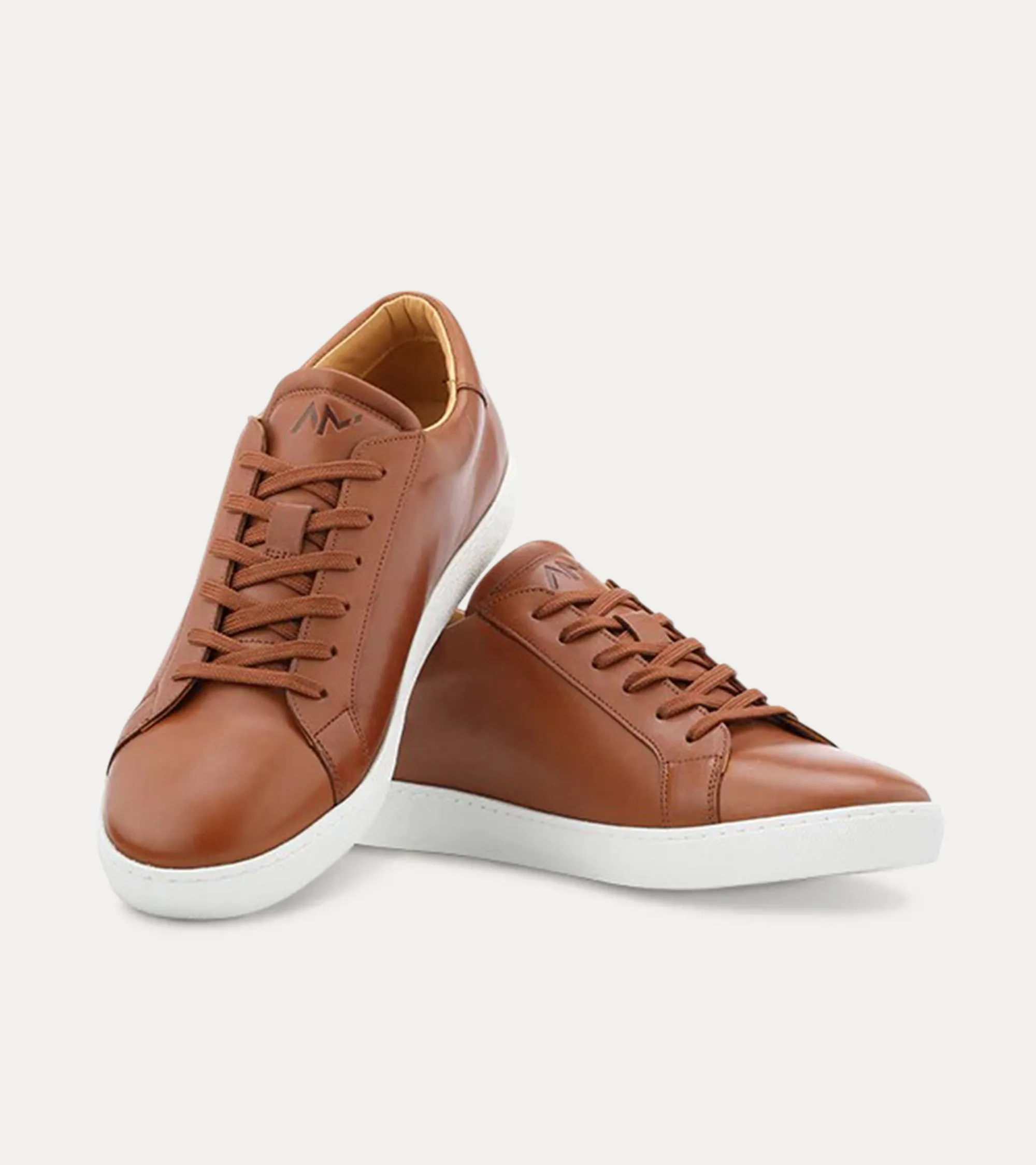 Dress Sneaker In Brown Leather