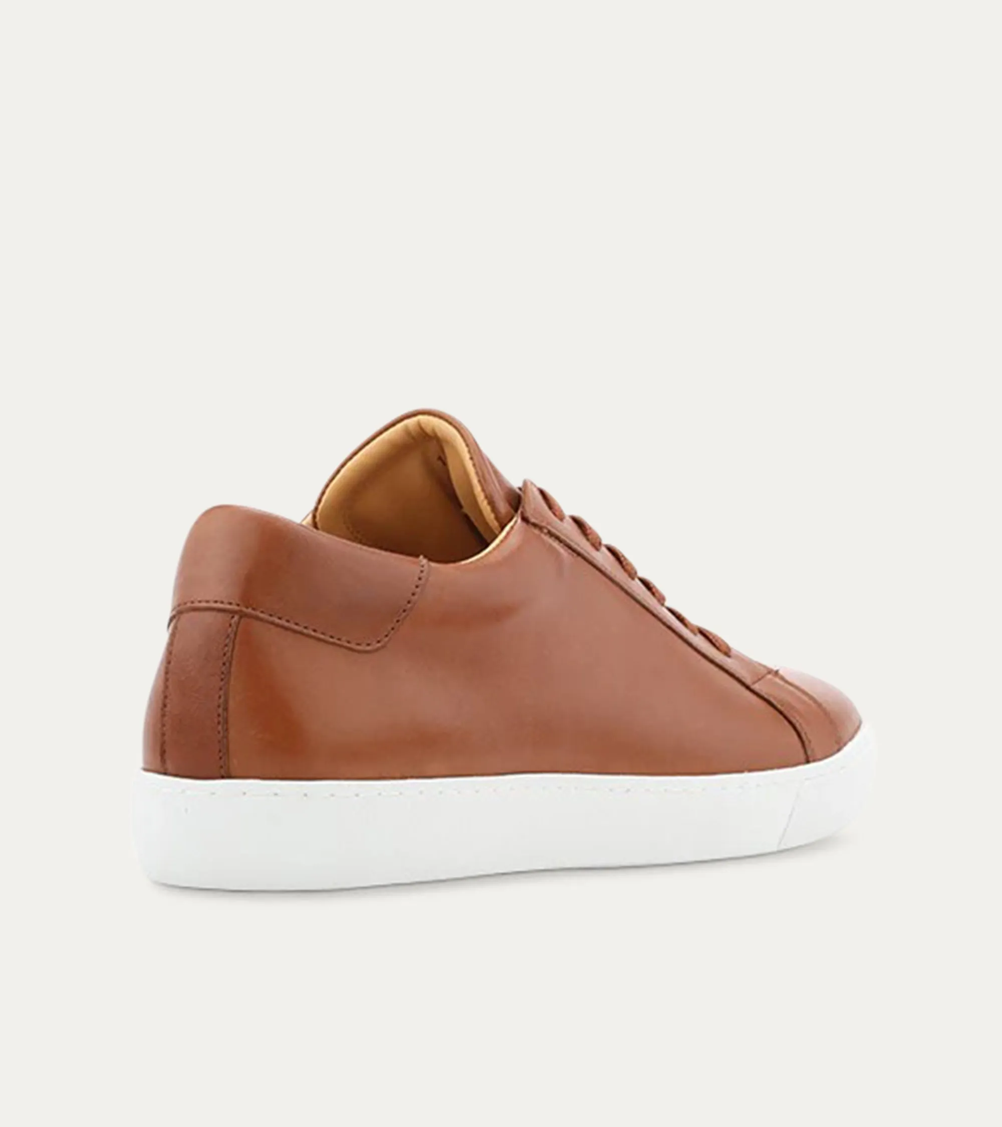 Dress Sneaker In Brown Leather