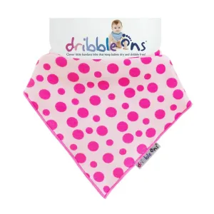 Dribble Ons Designer Print Bib (Pink Spot)