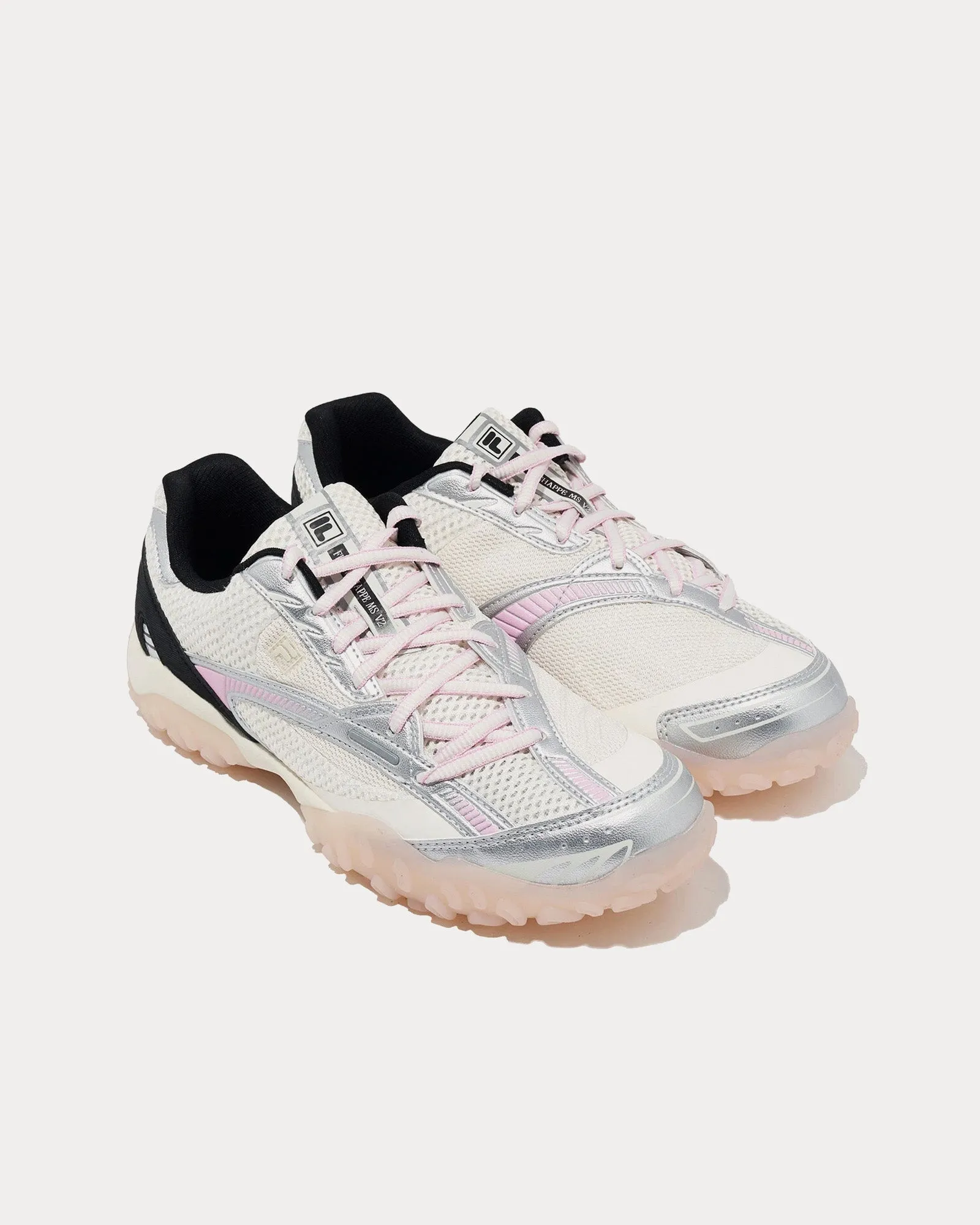 Echappe v2 Pink / Silver / Cream Low Top Sneakers