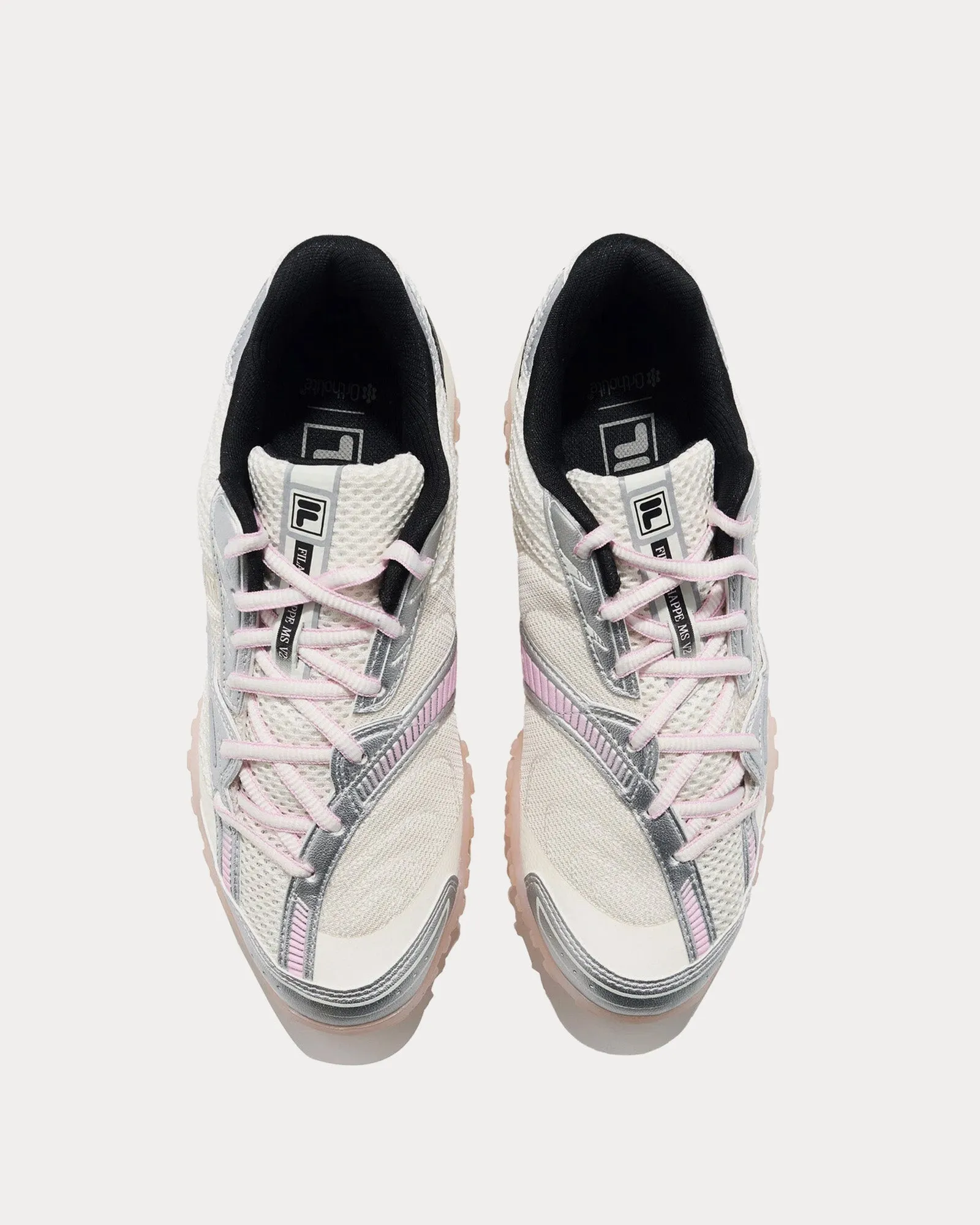 Echappe v2 Pink / Silver / Cream Low Top Sneakers