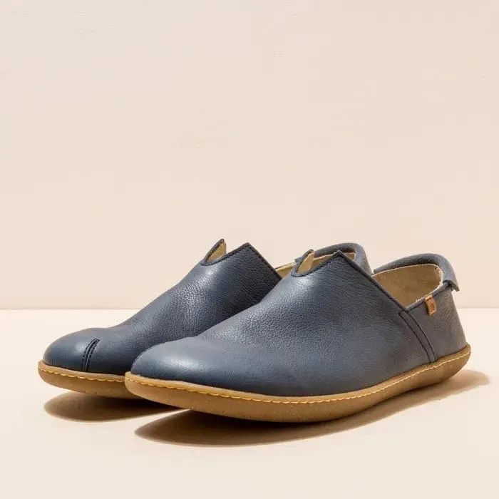 El Naturalista Women's El Viajero Slip Ons- Natural Grain Ocean