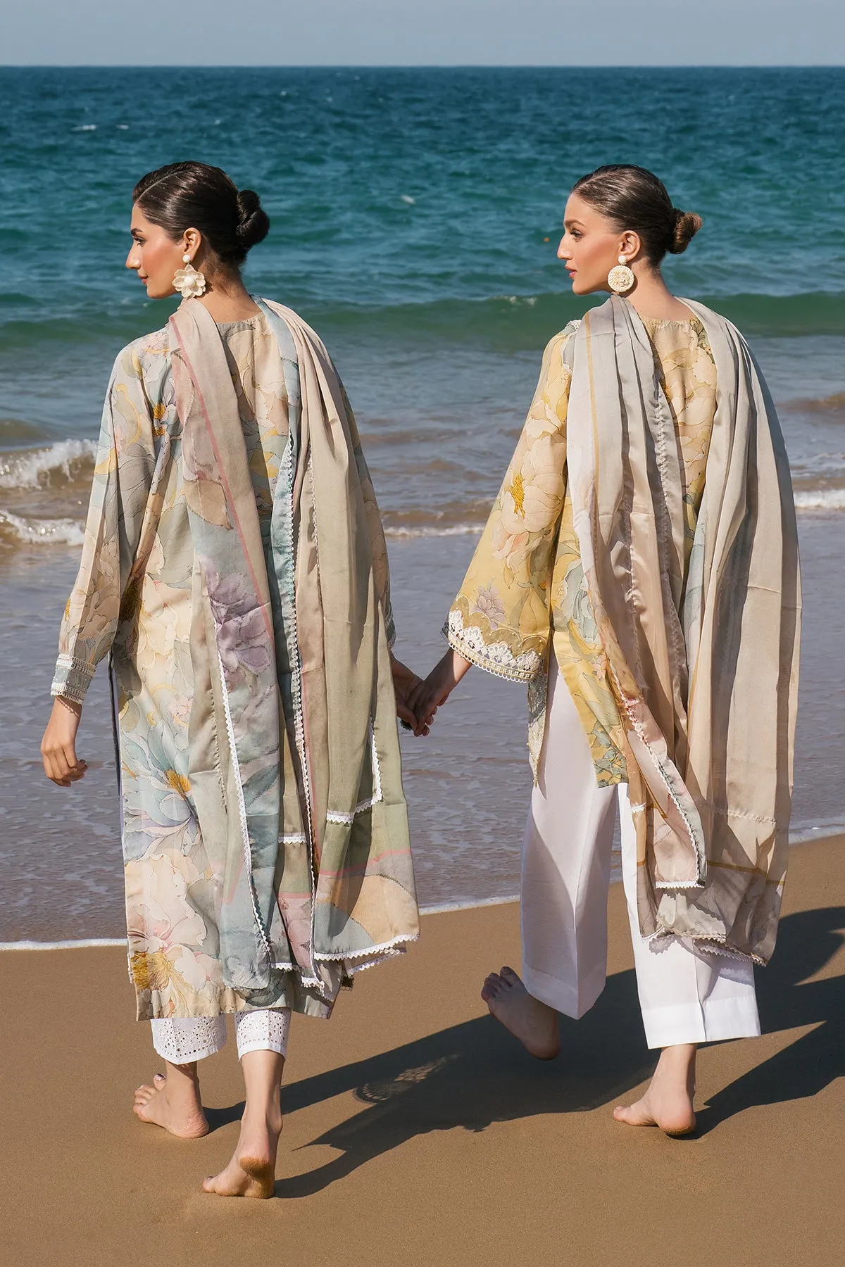 EMBROIDERED PRINTED LAWN UF-4120