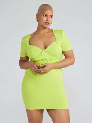Fashion To Figure - Lenese Ruched Front Bodycon Dress