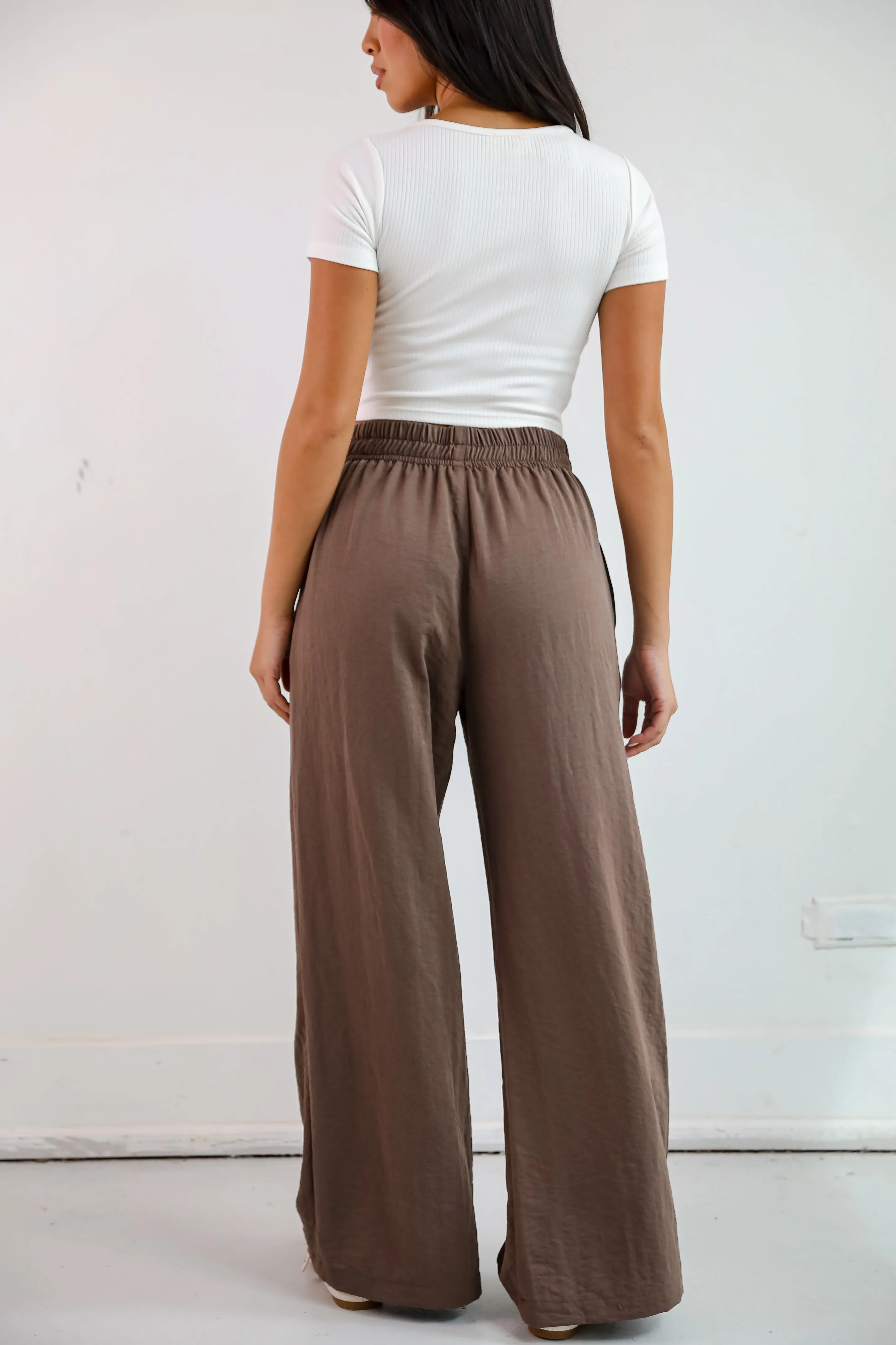 FINAL SALE - Chic Splendor Brown Trouser Pants